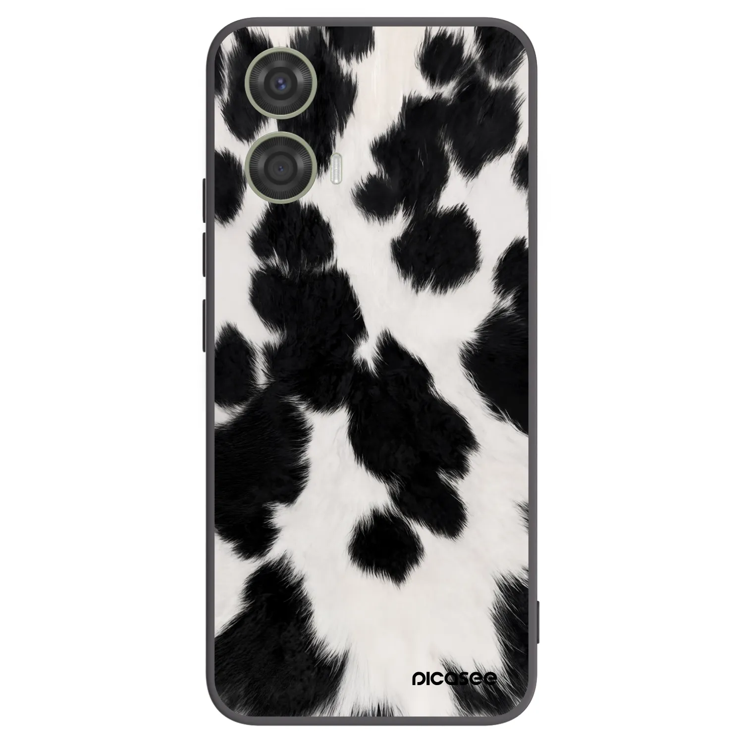 Picasee silikonowe czarne etui na Motorola Moto G24 - Black Moo