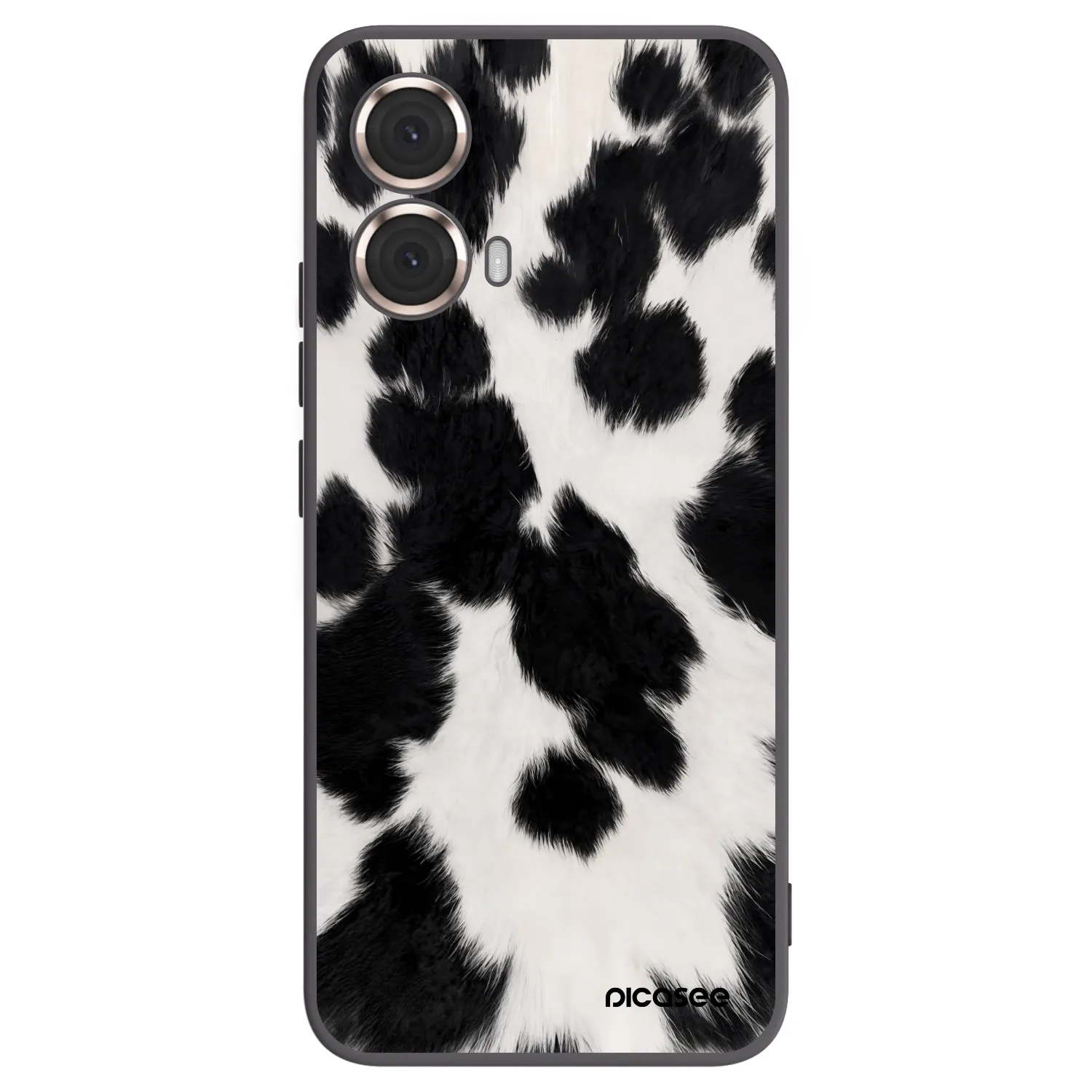 Picasee silikonowe czarne etui na Motorola Moto G85 - Black Moo