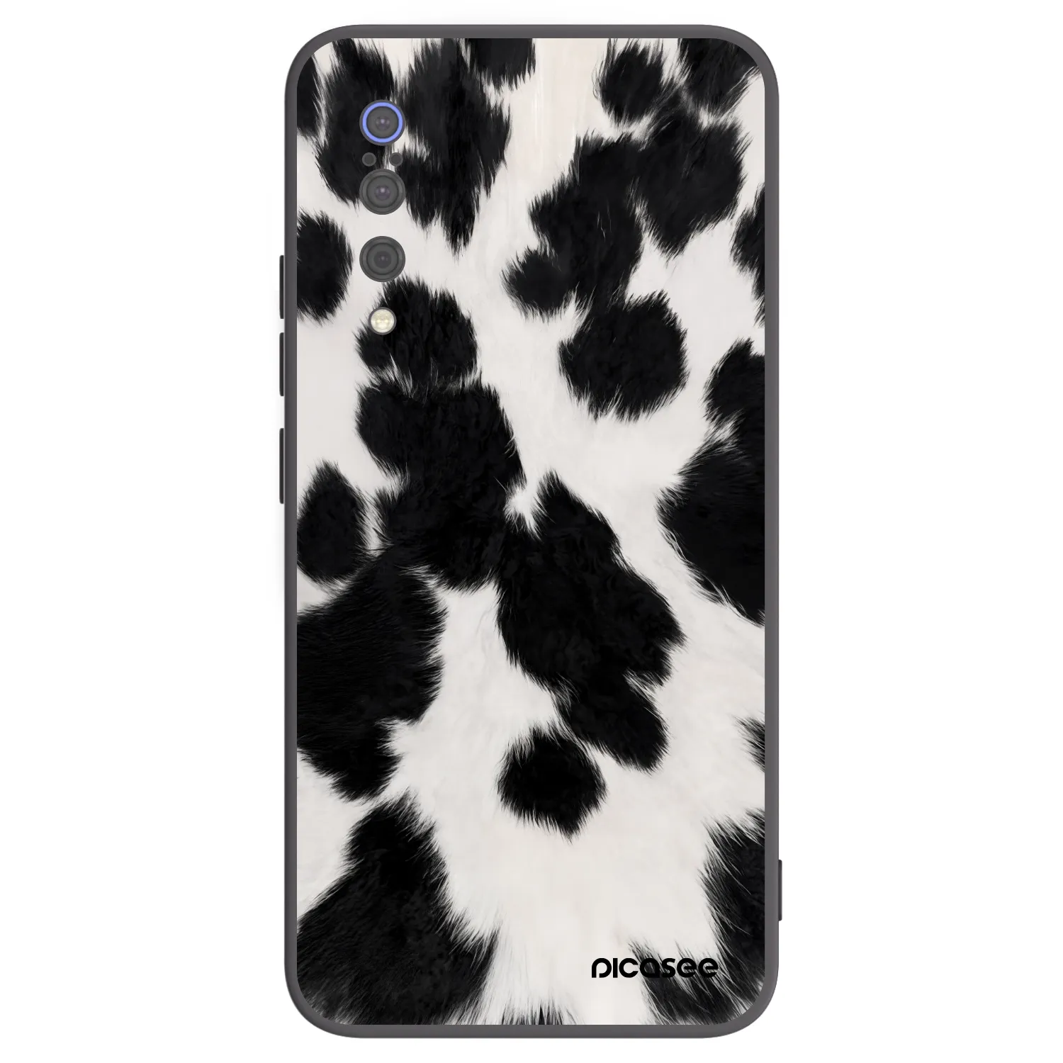 Picasee silikonowe czarne etui na Xiaomi Mi 9 - Black Moo