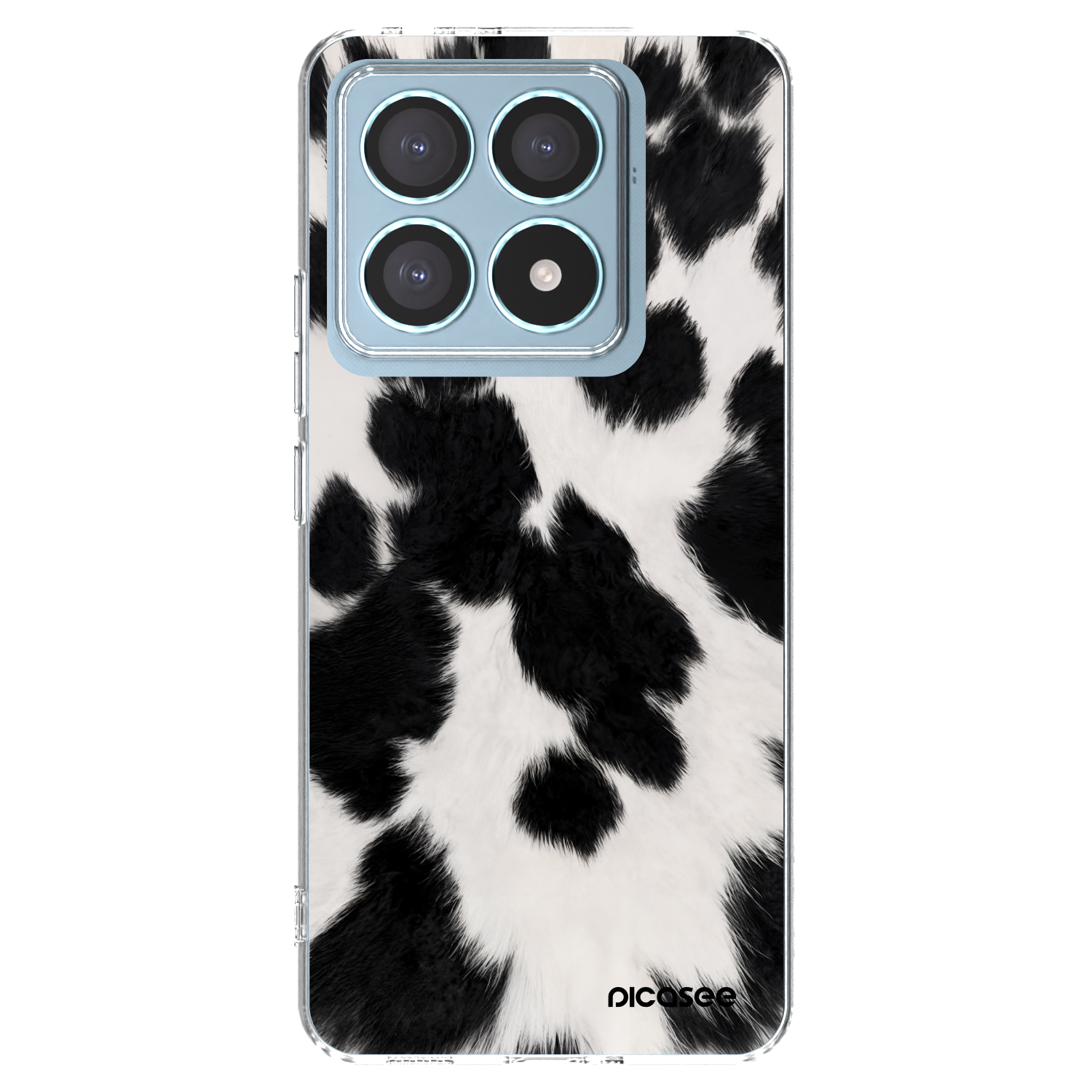 Picasee silikonowe przeźroczyste etui na Xiaomi 14T Pro - Black Moo