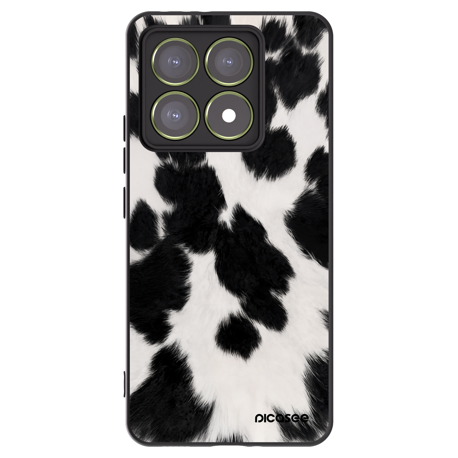 Picasee silikonowe czarne etui na Xiaomi 14T - Black Moo