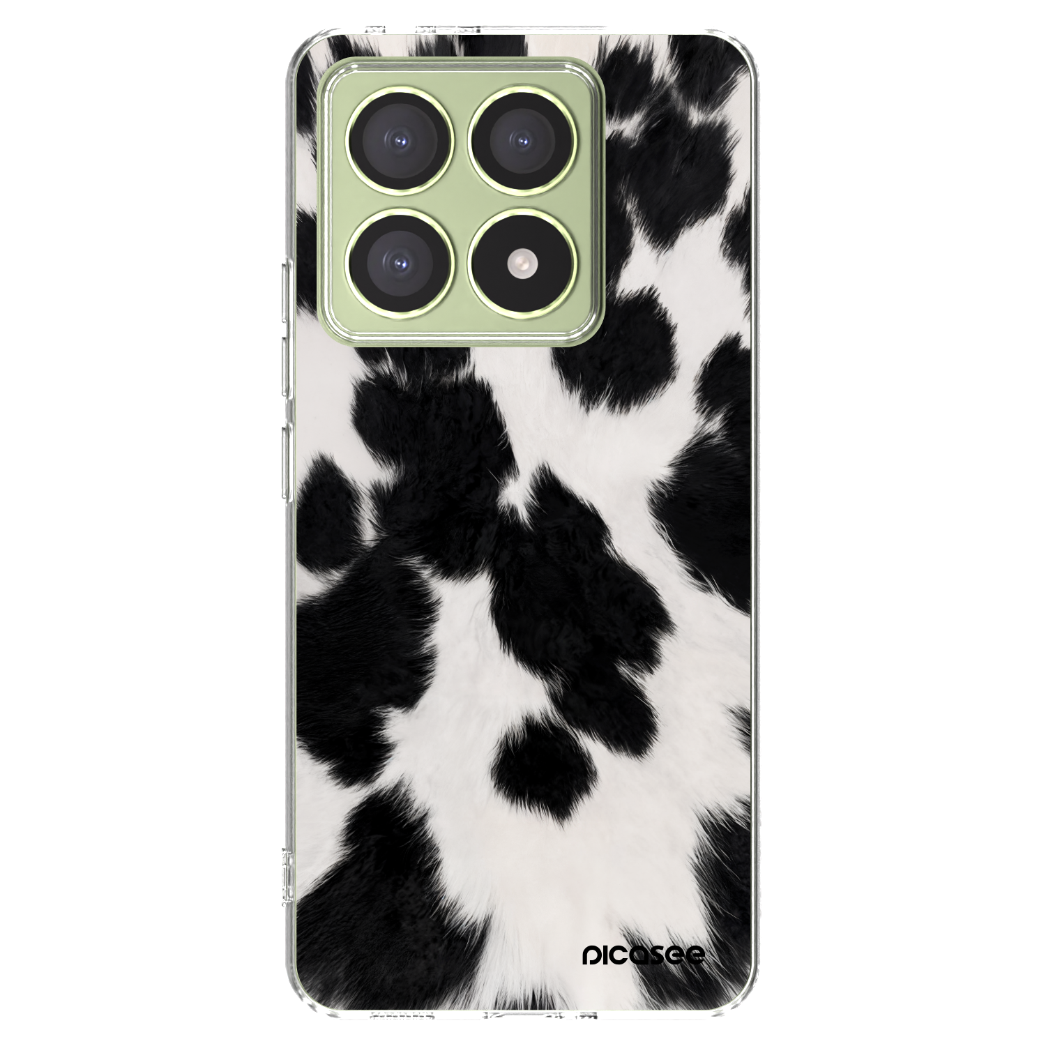 Picasee silikonowe przeźroczyste etui na Xiaomi 14T - Black Moo