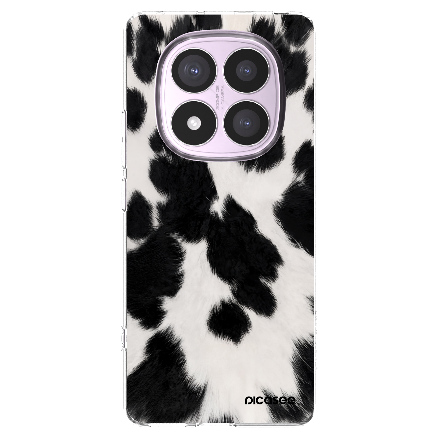 Picasee silikonowe przeźroczyste etui na Xiaomi Redmi Note 14 Pro 5G - Black Moo