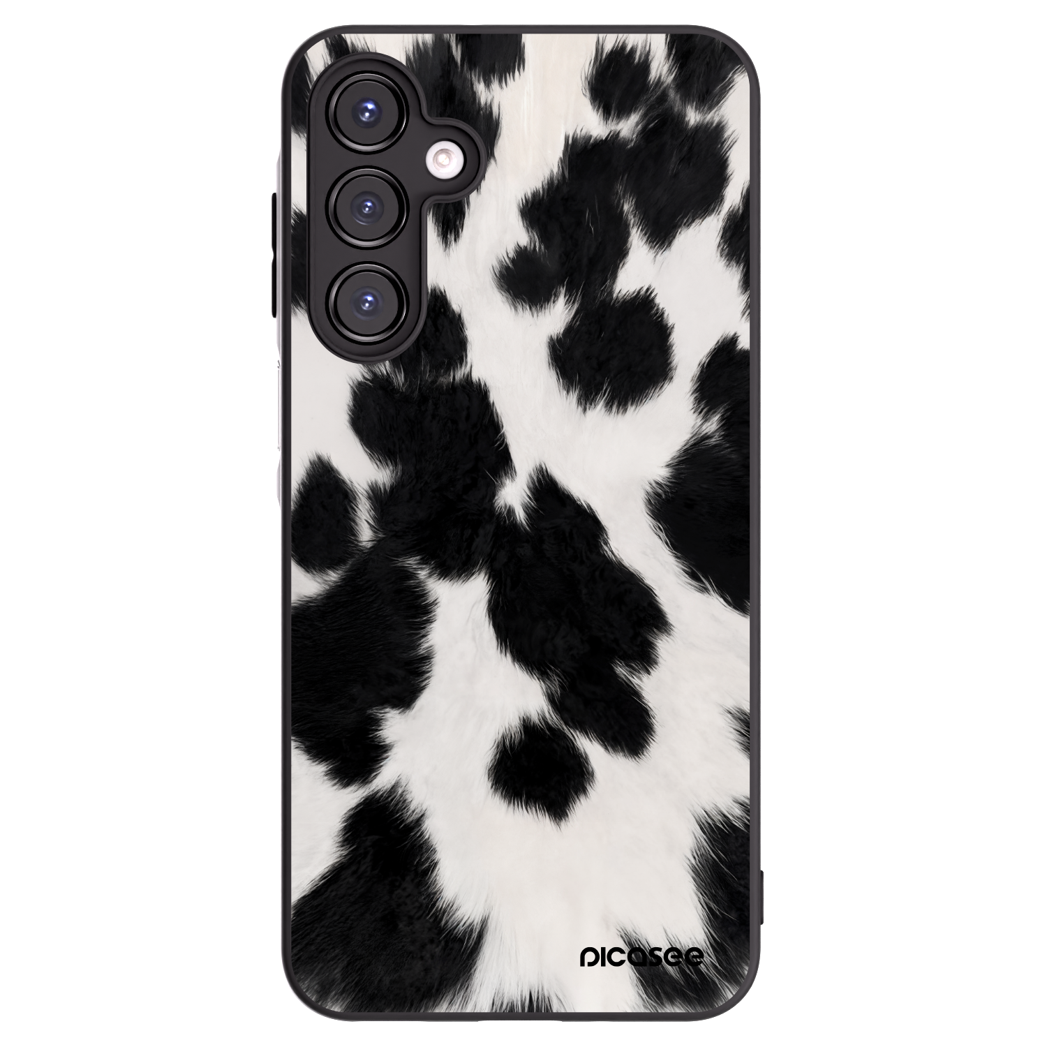 Picasee silikonowe czarne etui na Samsung Galaxy A16 5G - Black Moo