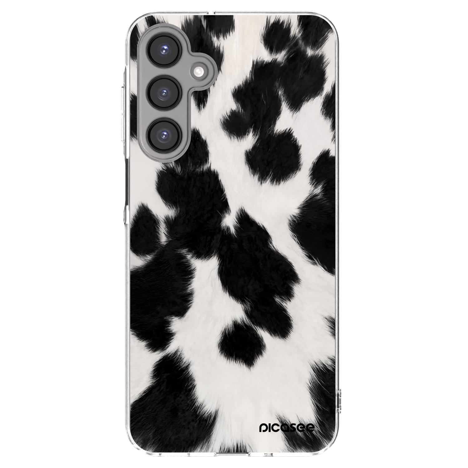 Picasee silikonowe przeźroczyste etui na Samsung Galaxy A16 5G - Black Moo