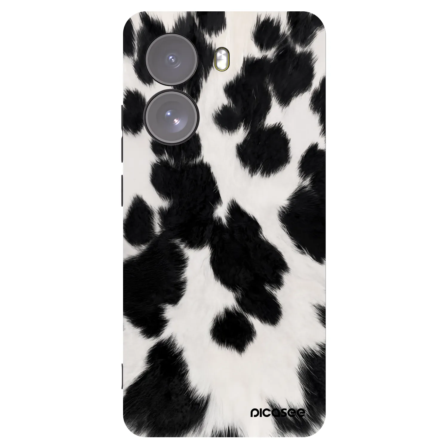 Picasee silikonowe czarne etui na Xiaomi Poco X7 - Black Moo