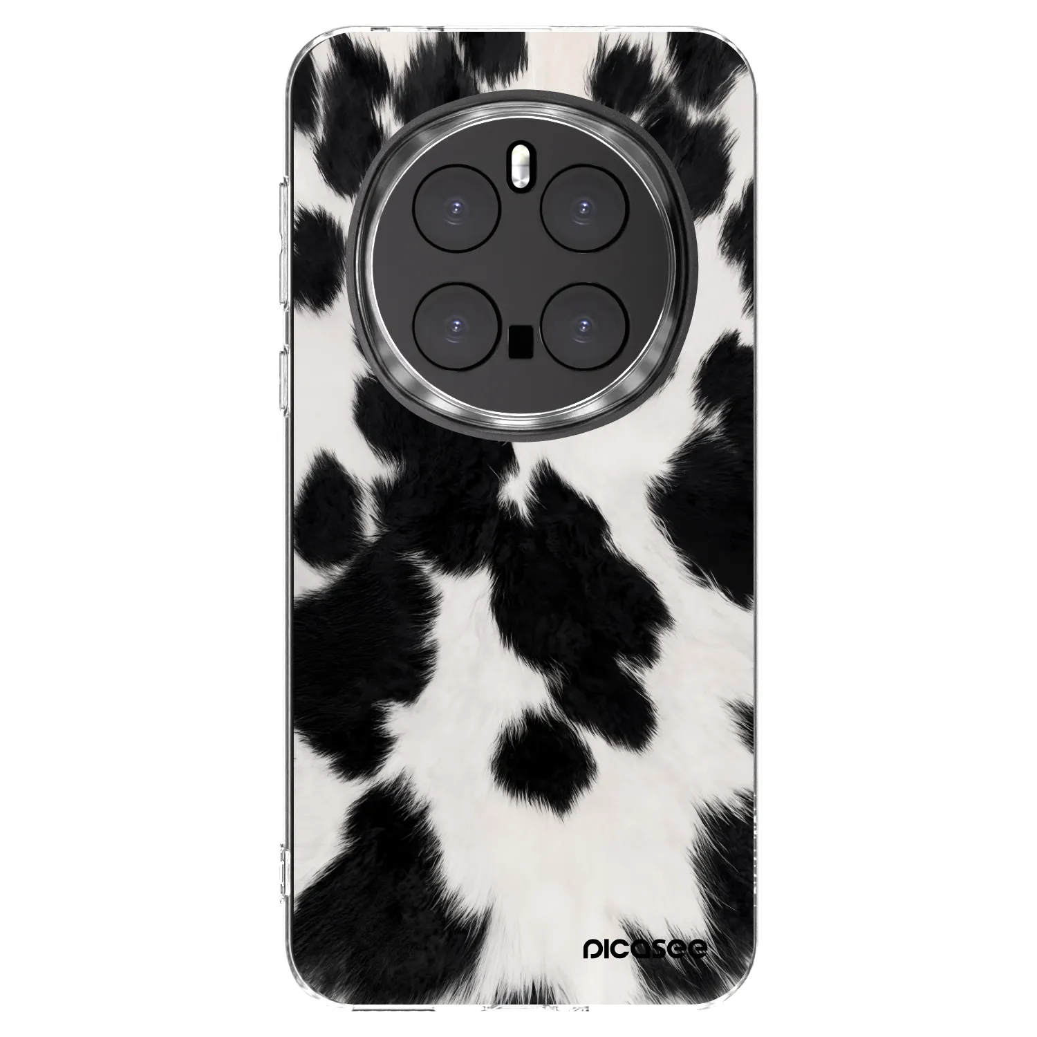 Picasee silikonowe przeźroczyste etui na Honor Magic7 Pro 5G - Black Moo
