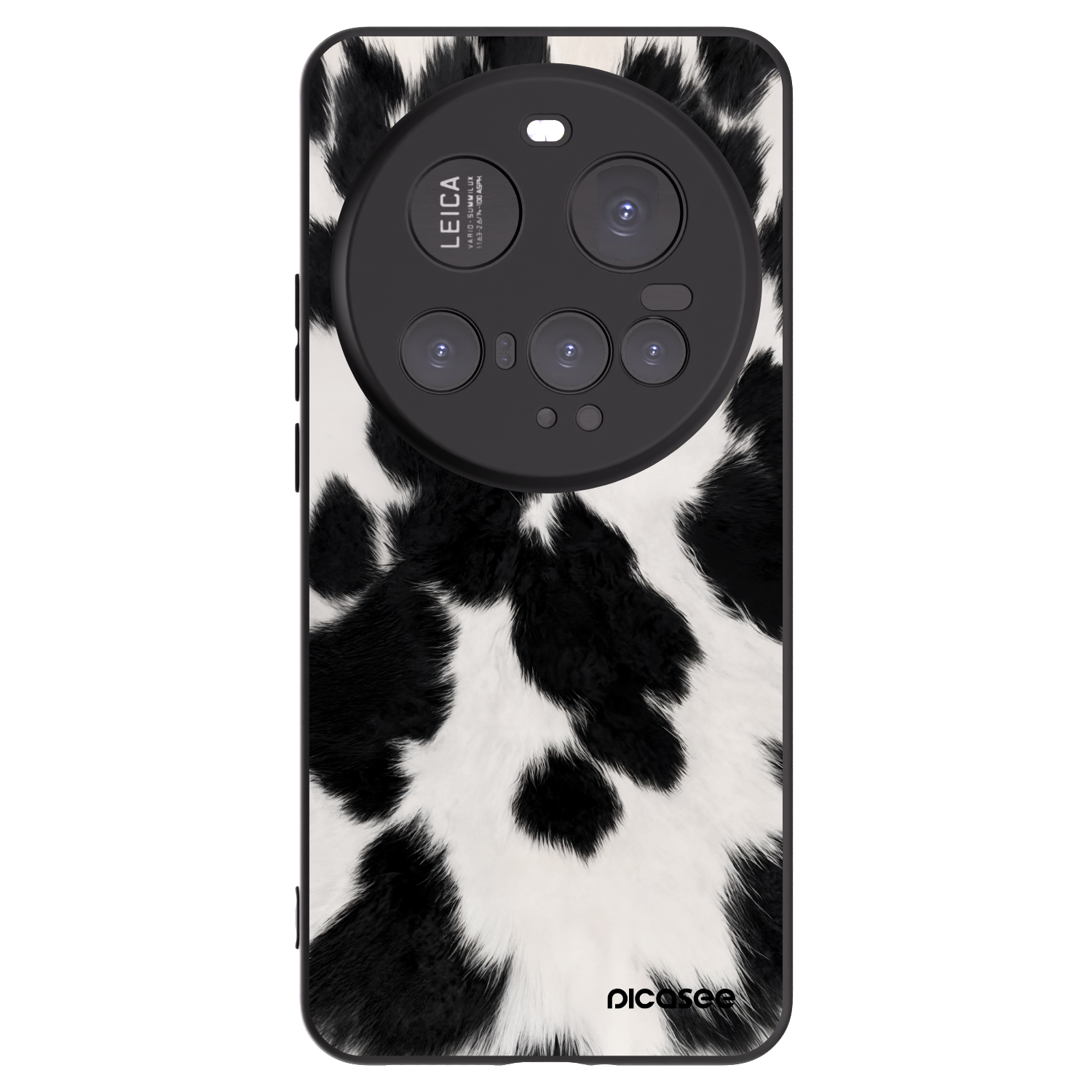 Picasee silikonowe czarne etui na Xiaomi 15 Ultra - Black Moo