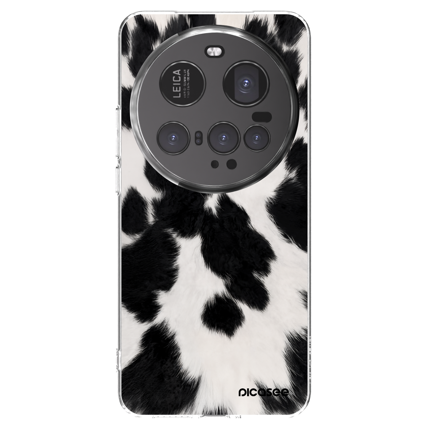 Picasee silikonowe przeźroczyste etui na Xiaomi 15 Ultra - Black Moo
