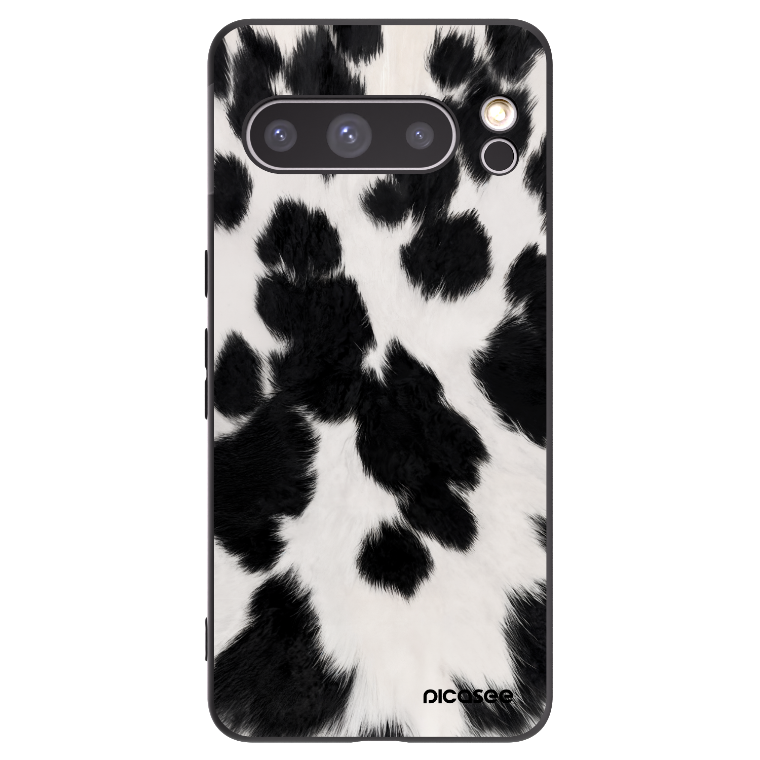 Picasee silikonowe czarne etui na Google Pixel 8 Pro - Black Moo