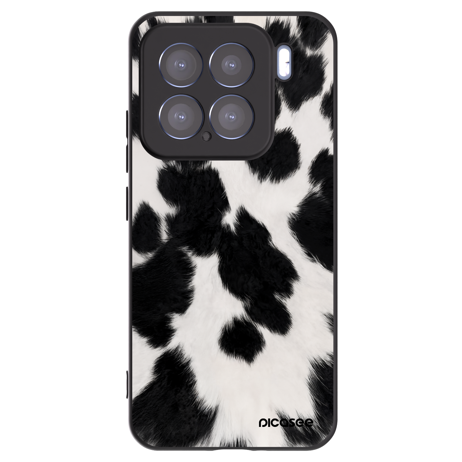 Picasee silikonowe czarne etui na Xiaomi 15 - Black Moo