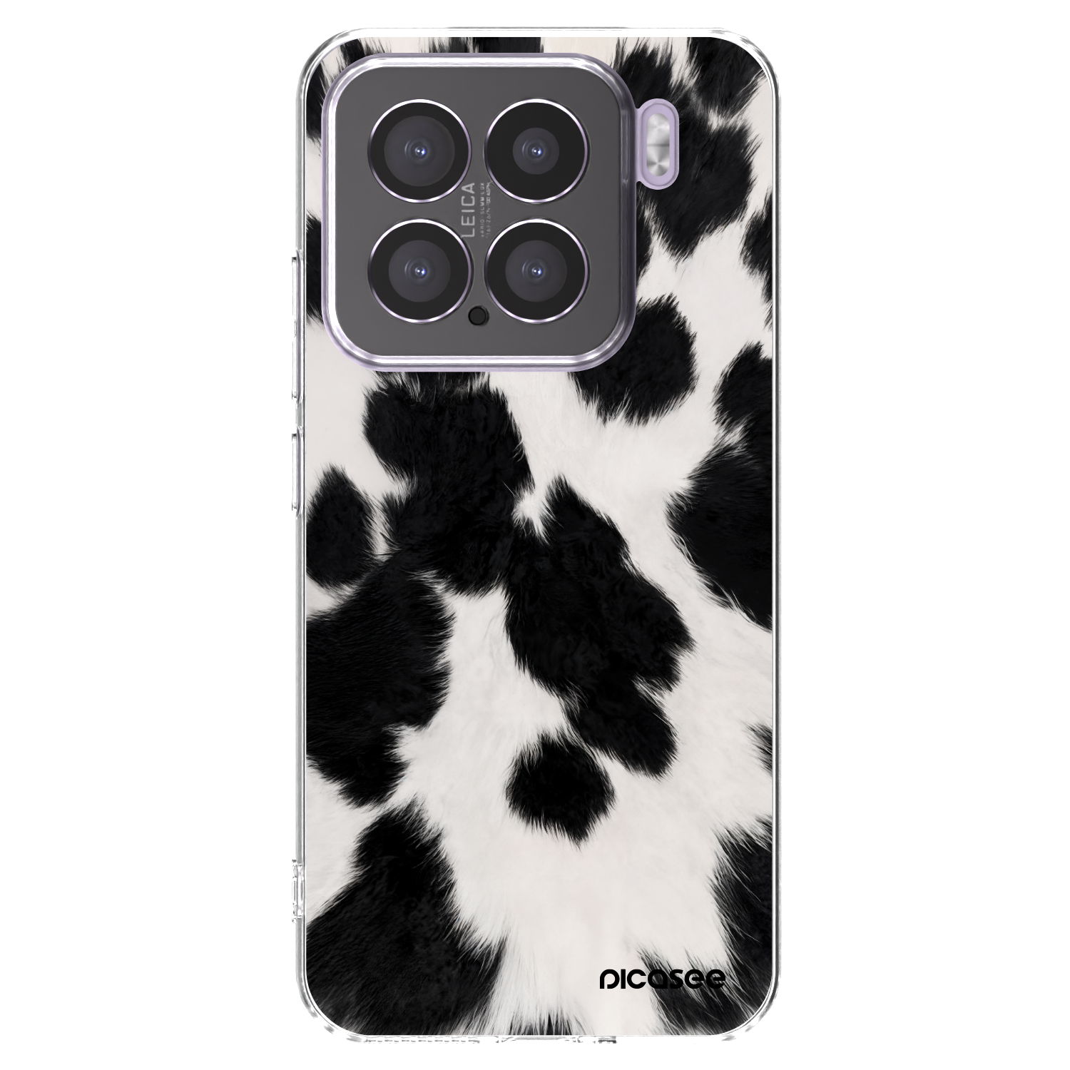 Picasee silikonowe przeźroczyste etui na Xiaomi 15 - Black Moo