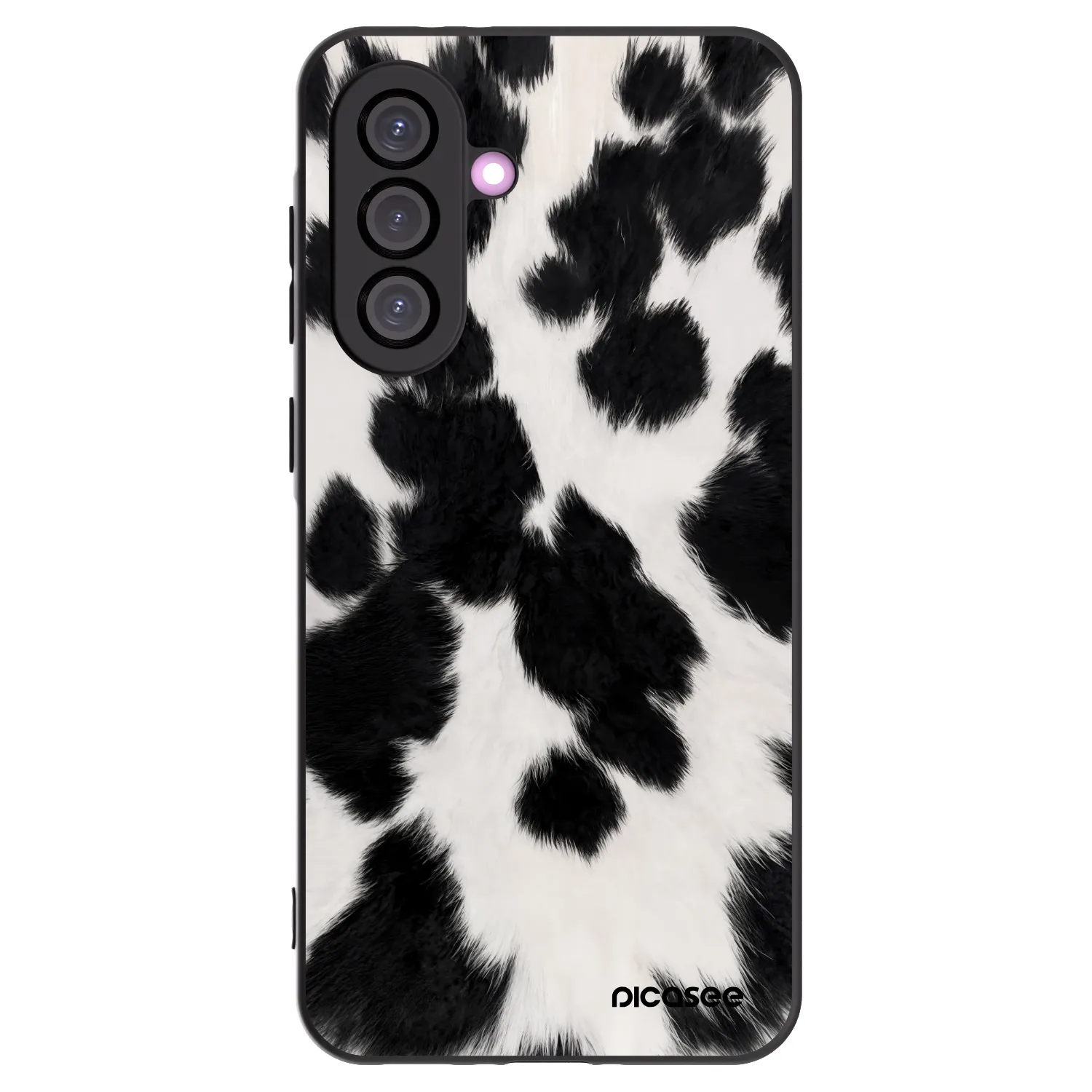 Picasee silikonowe czarne etui na Samsung Galaxy A56 5G A566B - Black Moo