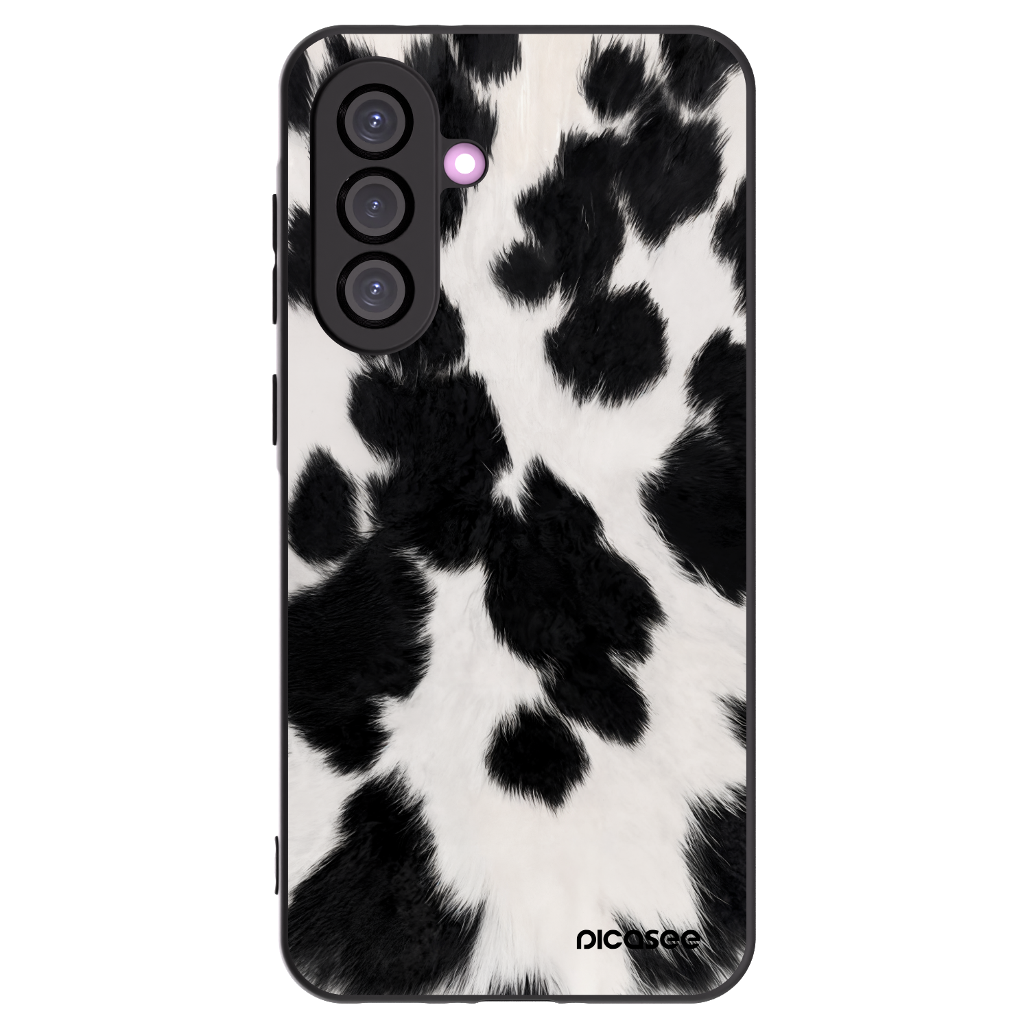 Picasee silikonowe czarne etui na Samsung Galaxy A36 5G - Black Moo