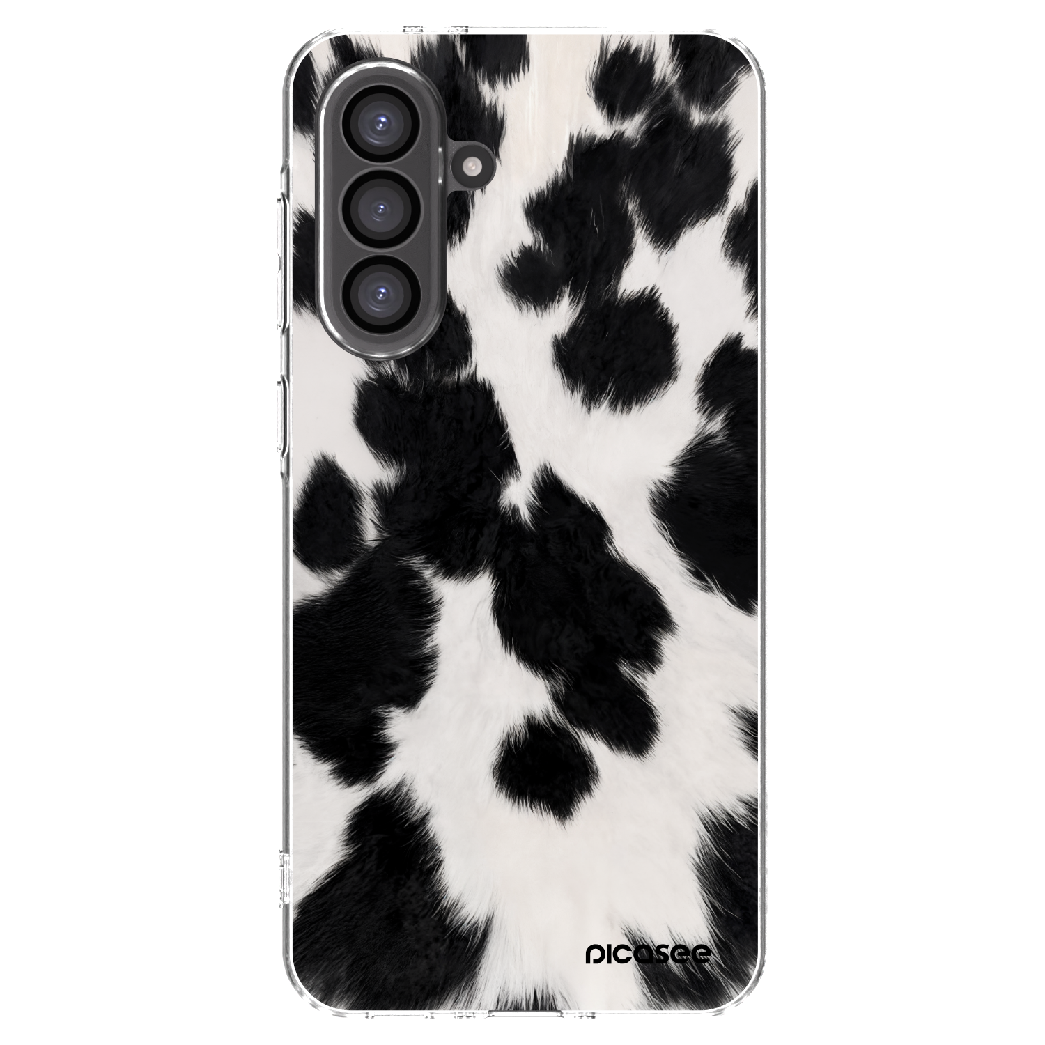 Picasee silikonowe przeźroczyste etui na Samsung Galaxy A36 5G - Black Moo