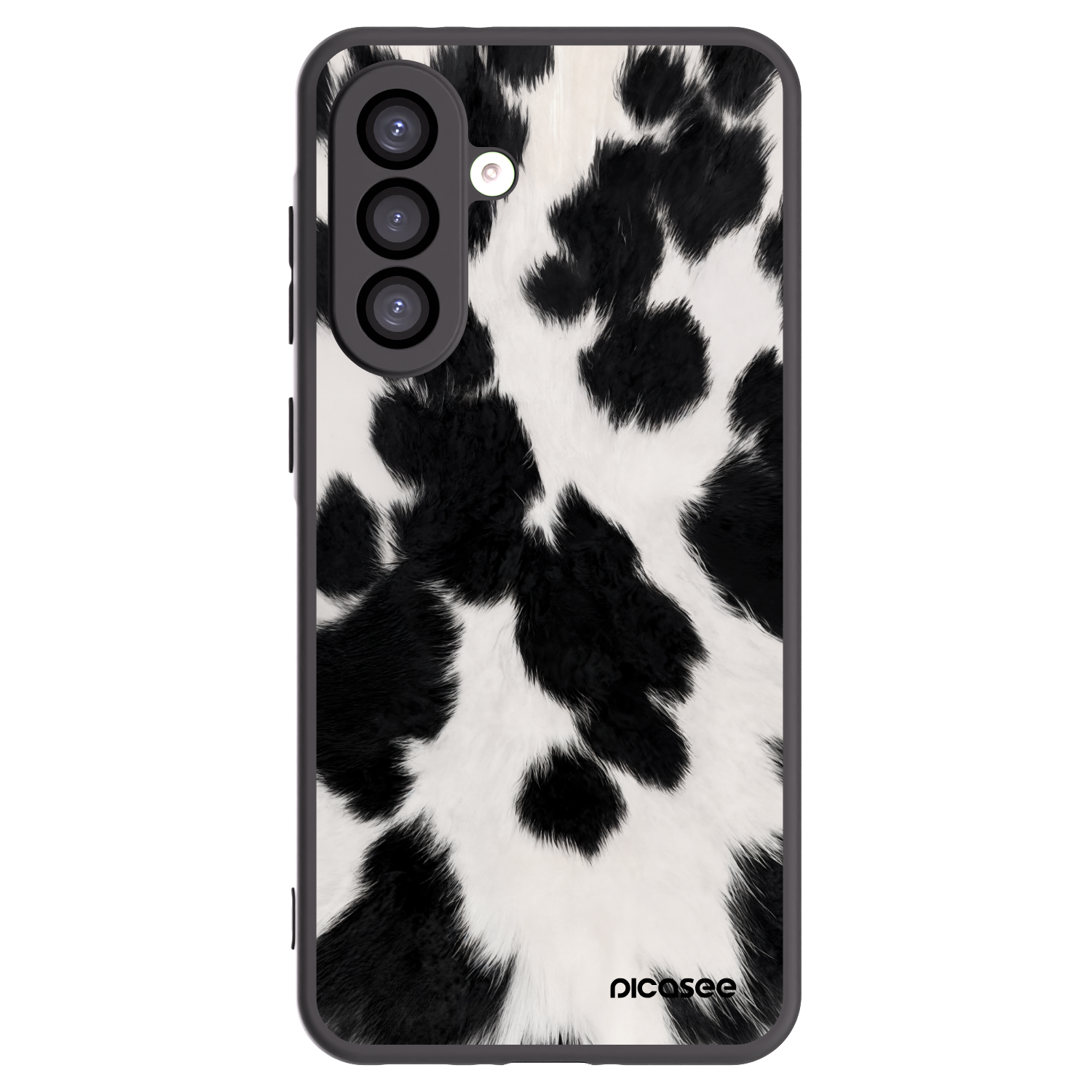 Picasee silikonowe czarne etui na Samsung Galaxy A26 5G A266B - Black Moo