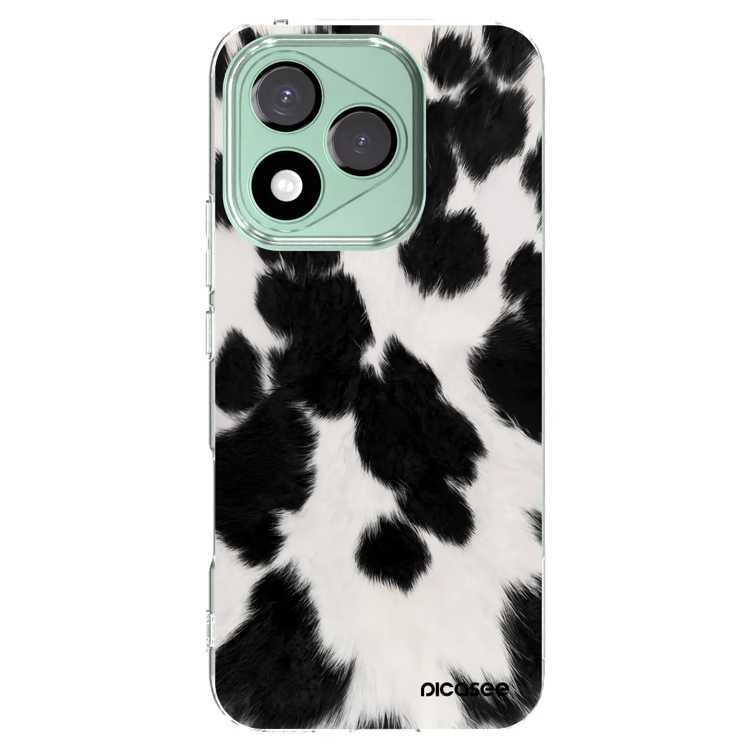 Picasee silikonowe przeźroczyste etui na Honor 400 Lite 5G - Black Moo