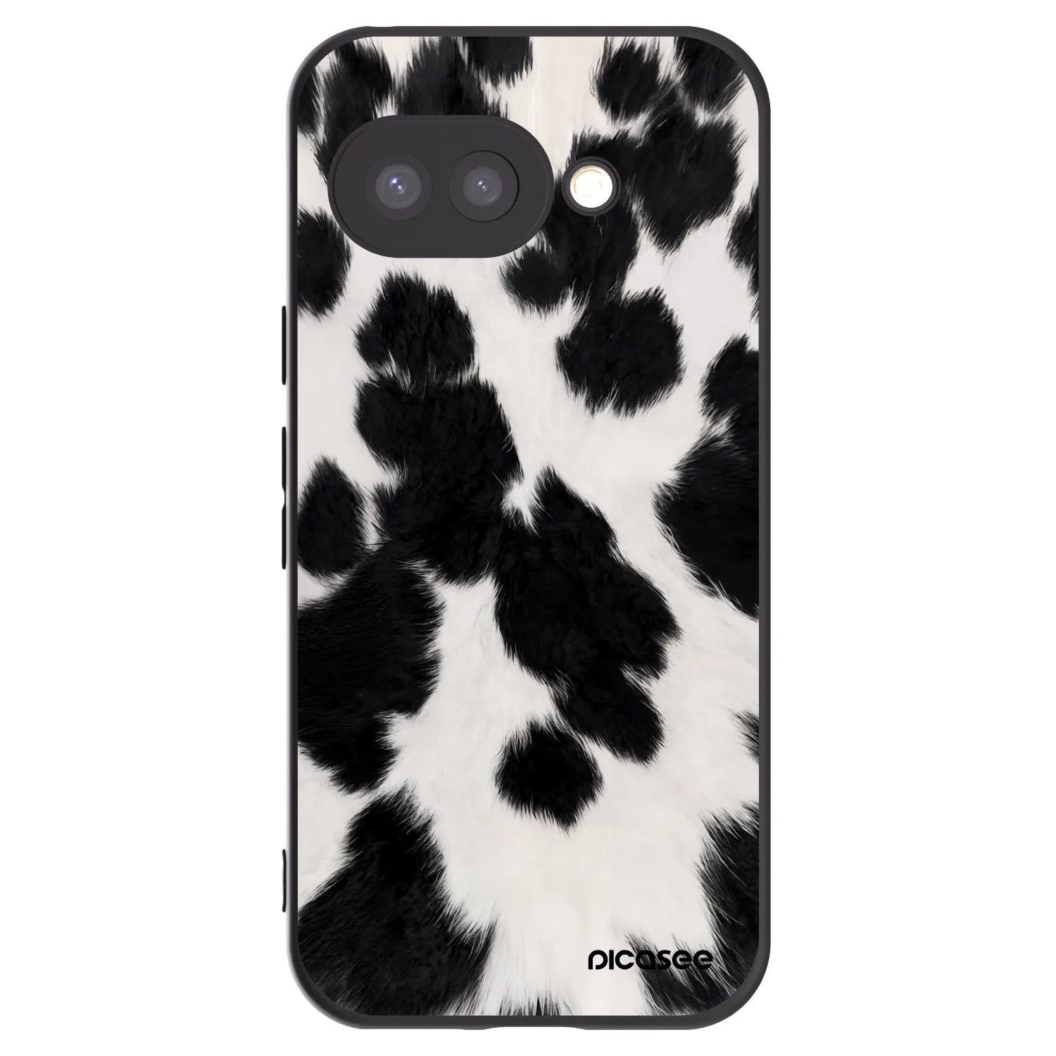 Picasee silikonowe czarne etui na Google Pixel 9a - Black Moo