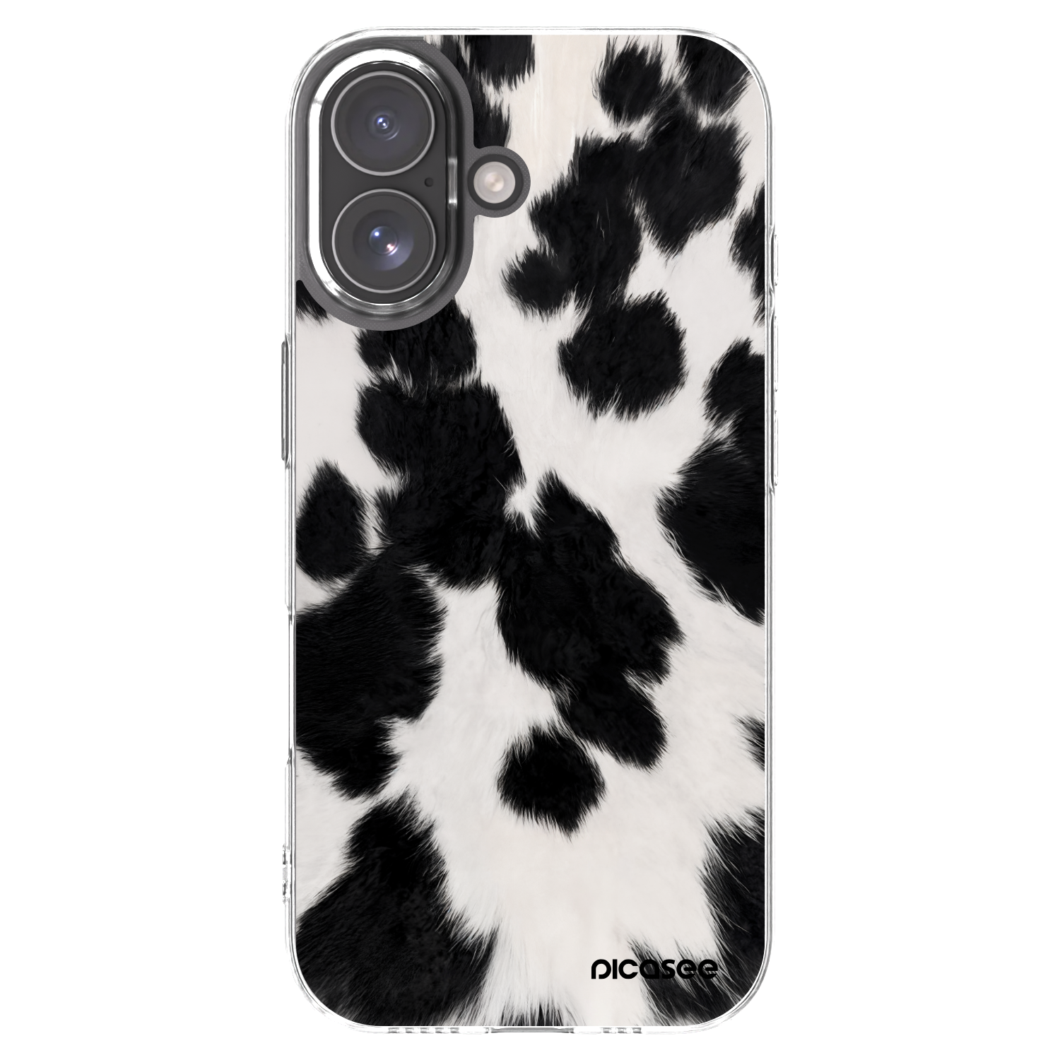 Picasee silikonowe przeźroczyste etui na Apple iPhone 17 - Black Moo