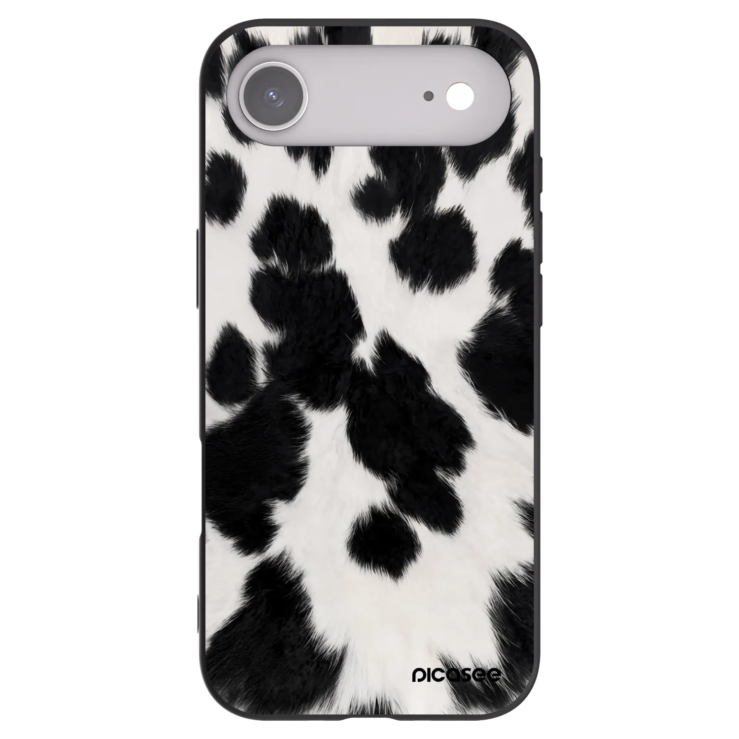 Picasee silikonowe czarne etui na Apple iPhone Air - Black Moo