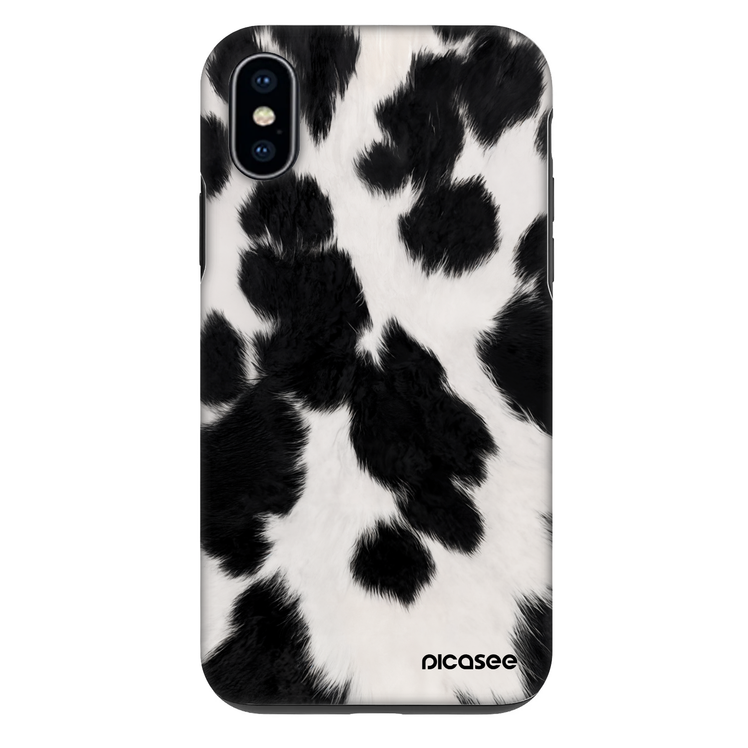 Picasee Fashion Case na Apple iPhone X/XS - Black Moo