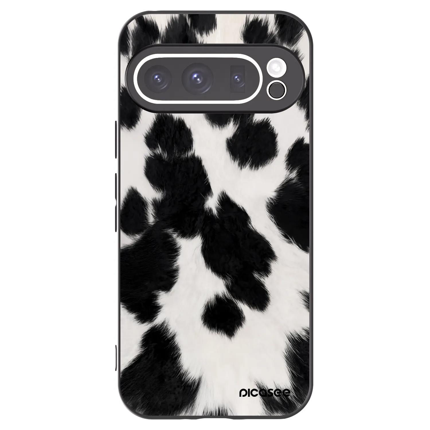 Picasee silikonowe czarne etui na Google Pixel 9 Pro XL - Black Moo
