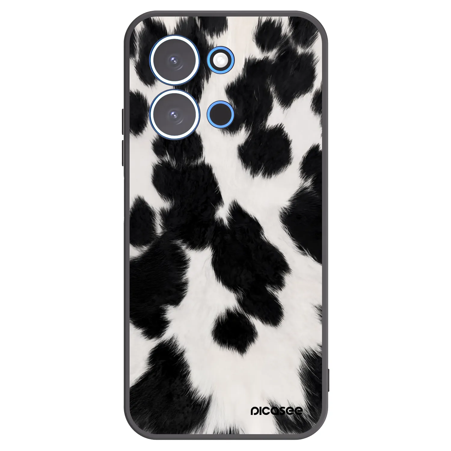 Picasee silikonowe czarne etui na Xiaomi Redmi 15C 4G - Black Moo