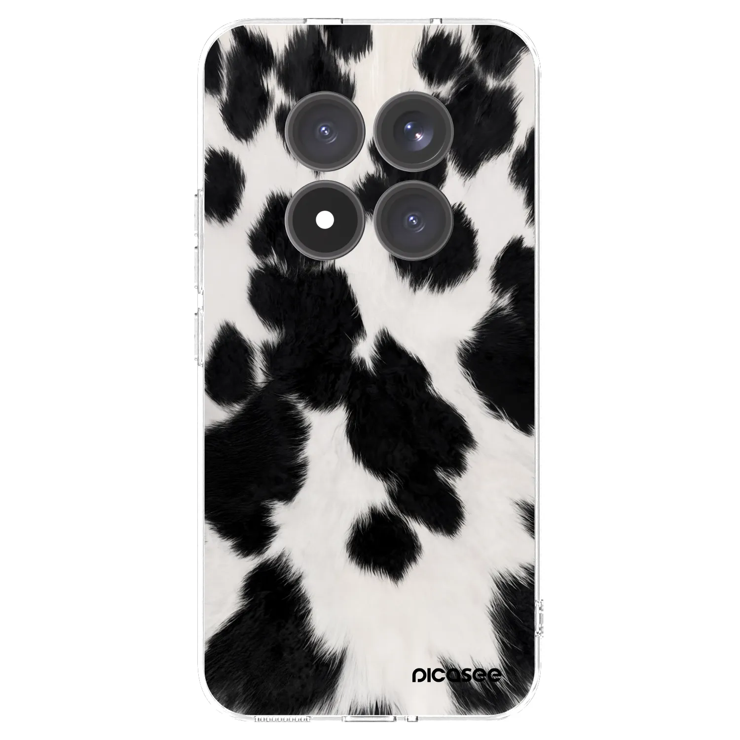 Picasee silikonowe przeźroczyste etui na Xiaomi Redmi Note 15 Pro+ - Black Moo