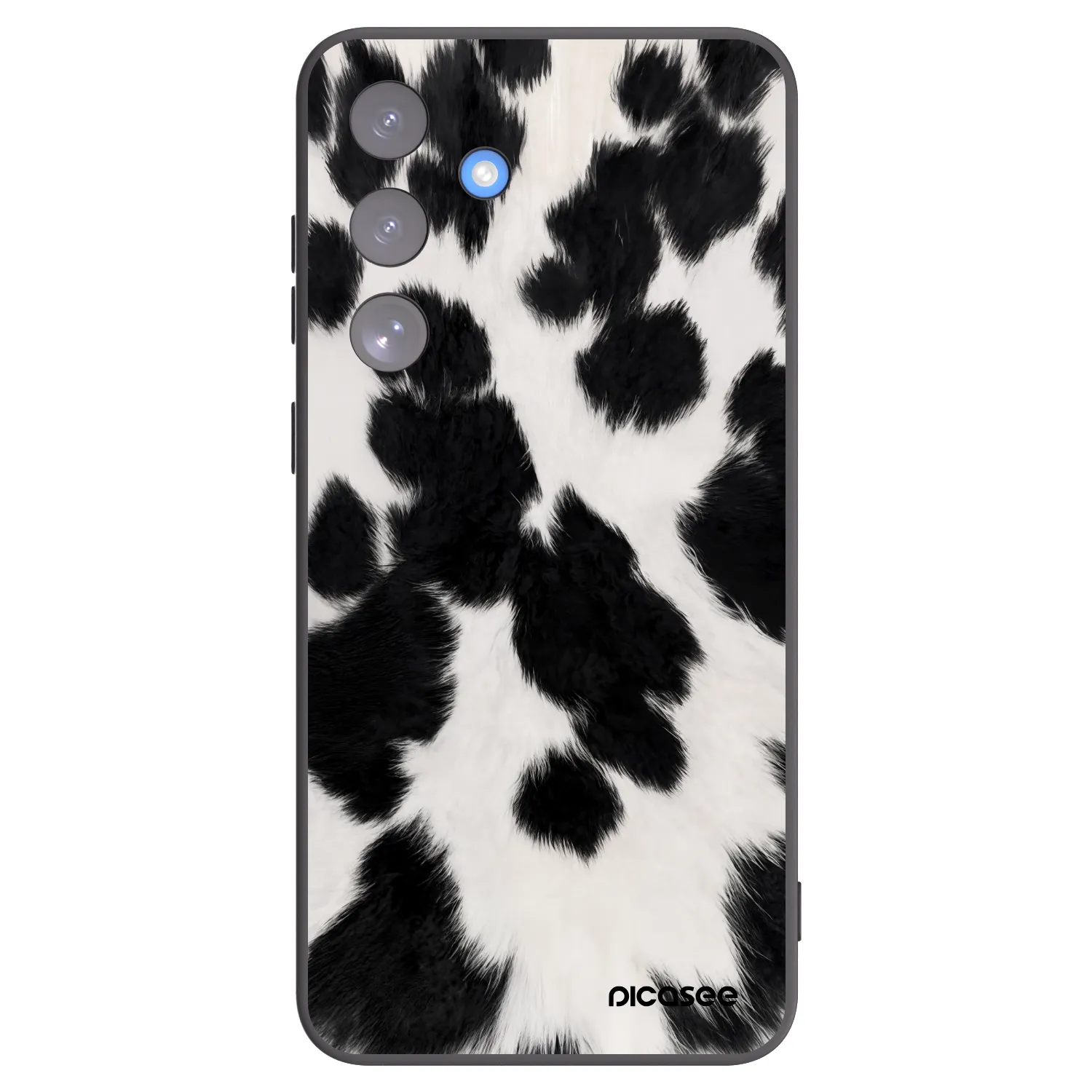 Picasee silikonowe czarne etui na Samsung Galaxy S25 FE 5G - Black Moo