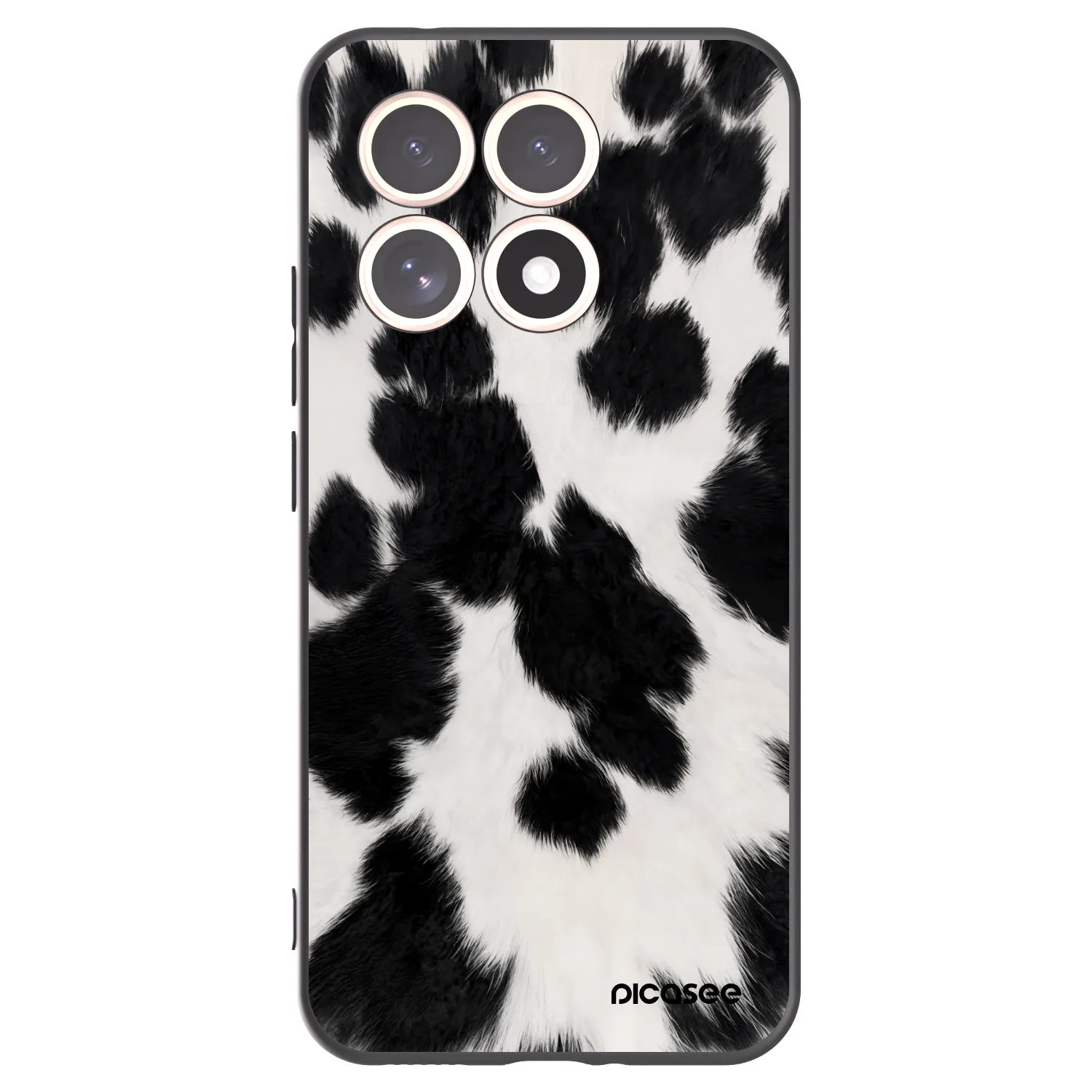Picasee silikonowe czarne etui na Xiaomi 15T - Black Moo