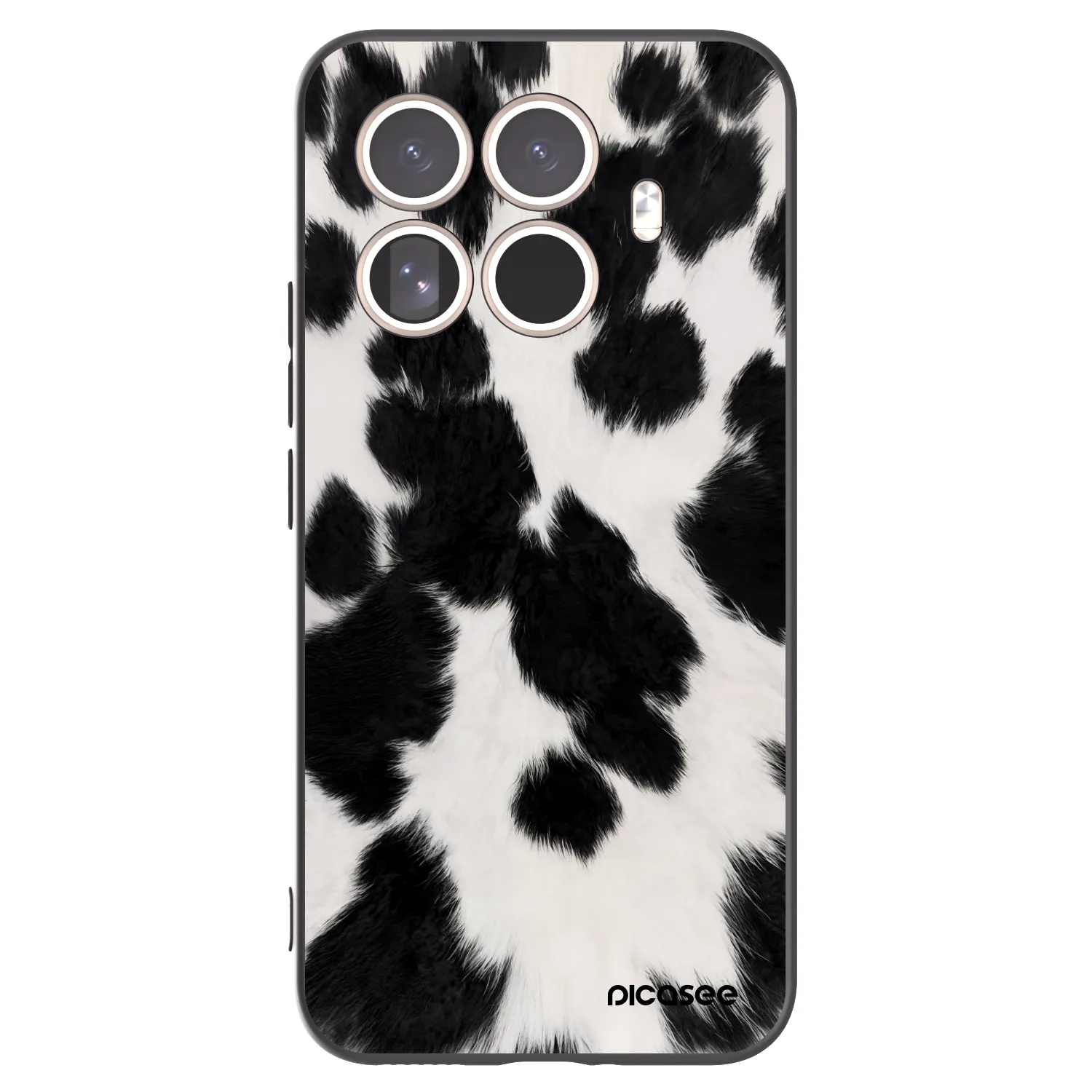 Picasee silikonowe czarne etui na Xiaomi 15T Pro - Black Moo