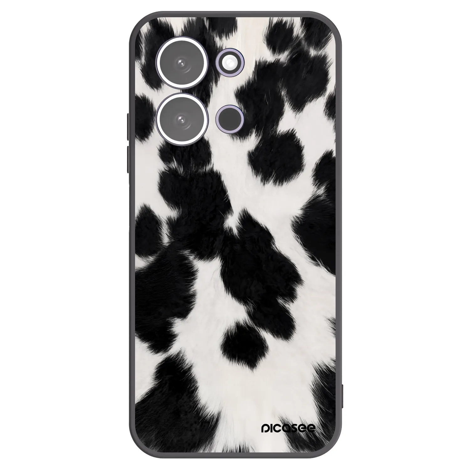 Picasee silikonowe czarne etui na Xiaomi Redmi 15C 5G - Black Moo