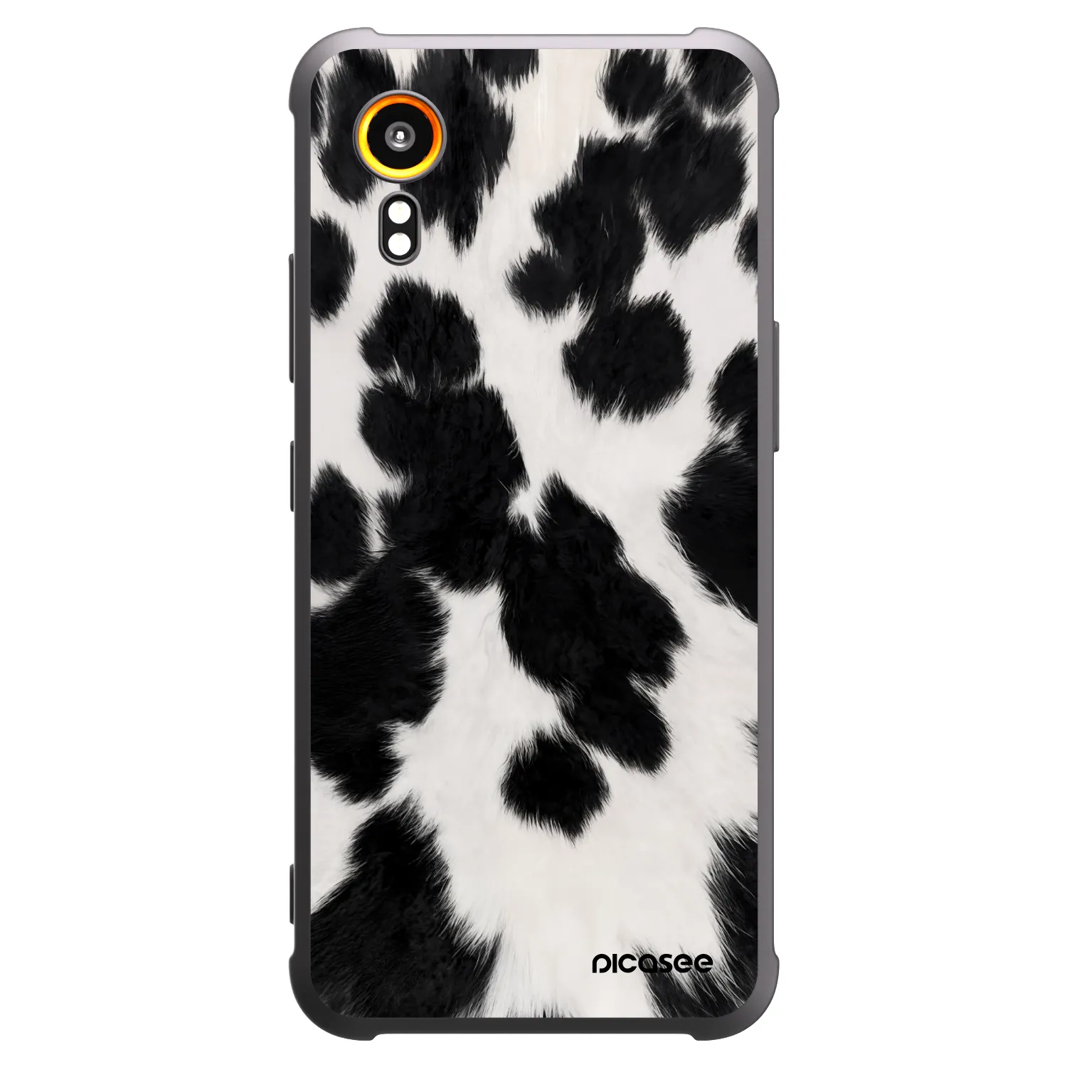 Picasee silikonowe czarne etui na Samsung Galaxy Xcover 7 - Black Moo