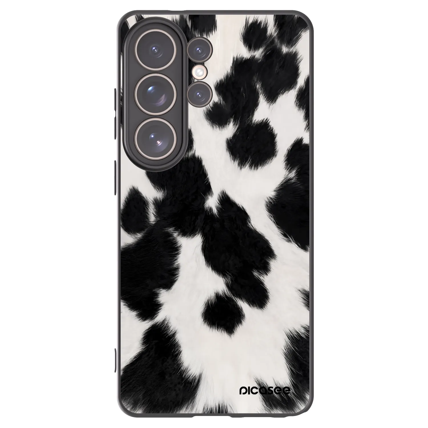 Picasee silikonowe czarne etui na Samsung Galaxy S26 Ultra - Black Moo