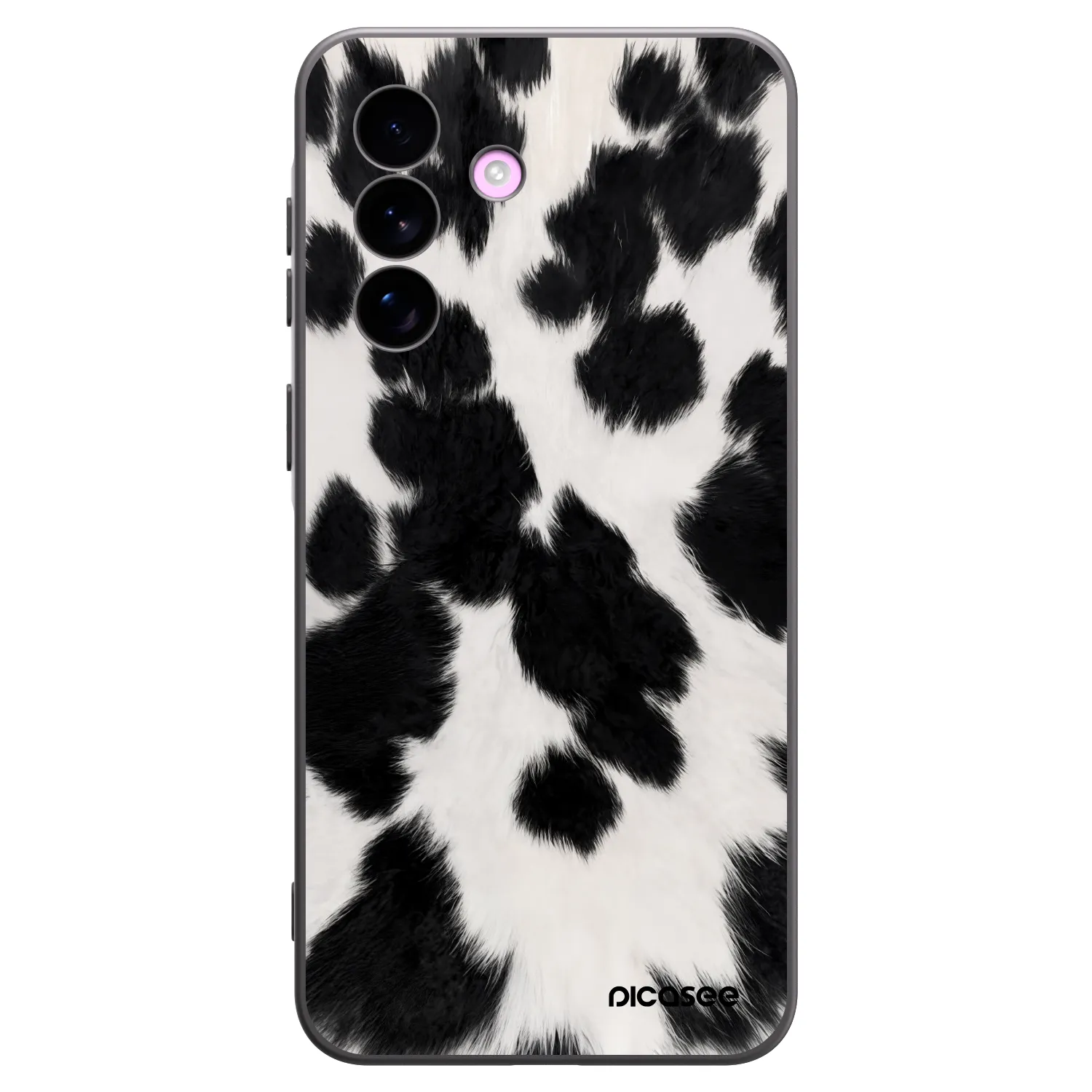 Picasee silikonowe czarne etui na Samsung Galaxy A57 5G - Black Moo