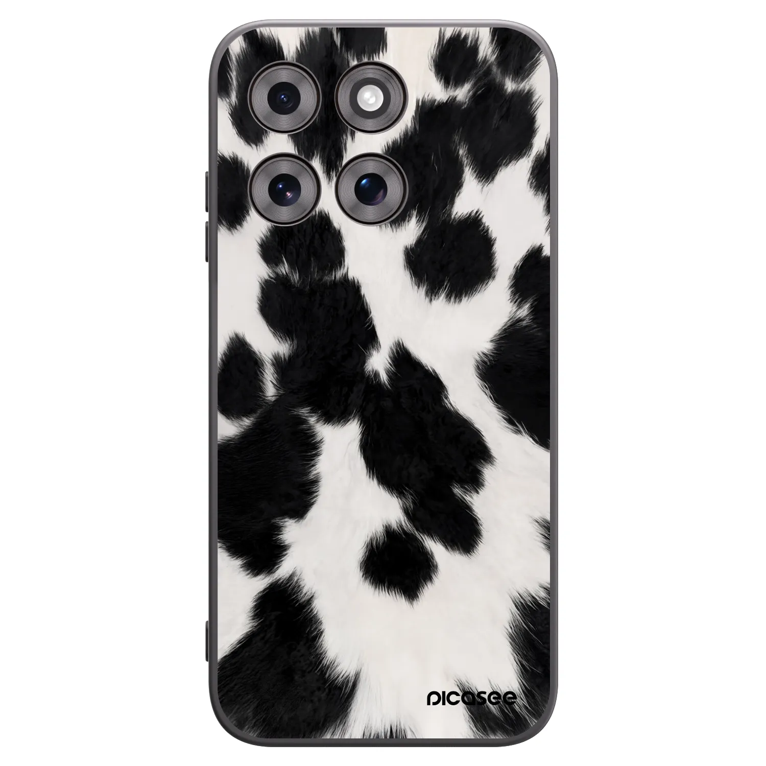 Picasee silikonowe czarne etui na Motorola Moto G77 - Black Moo