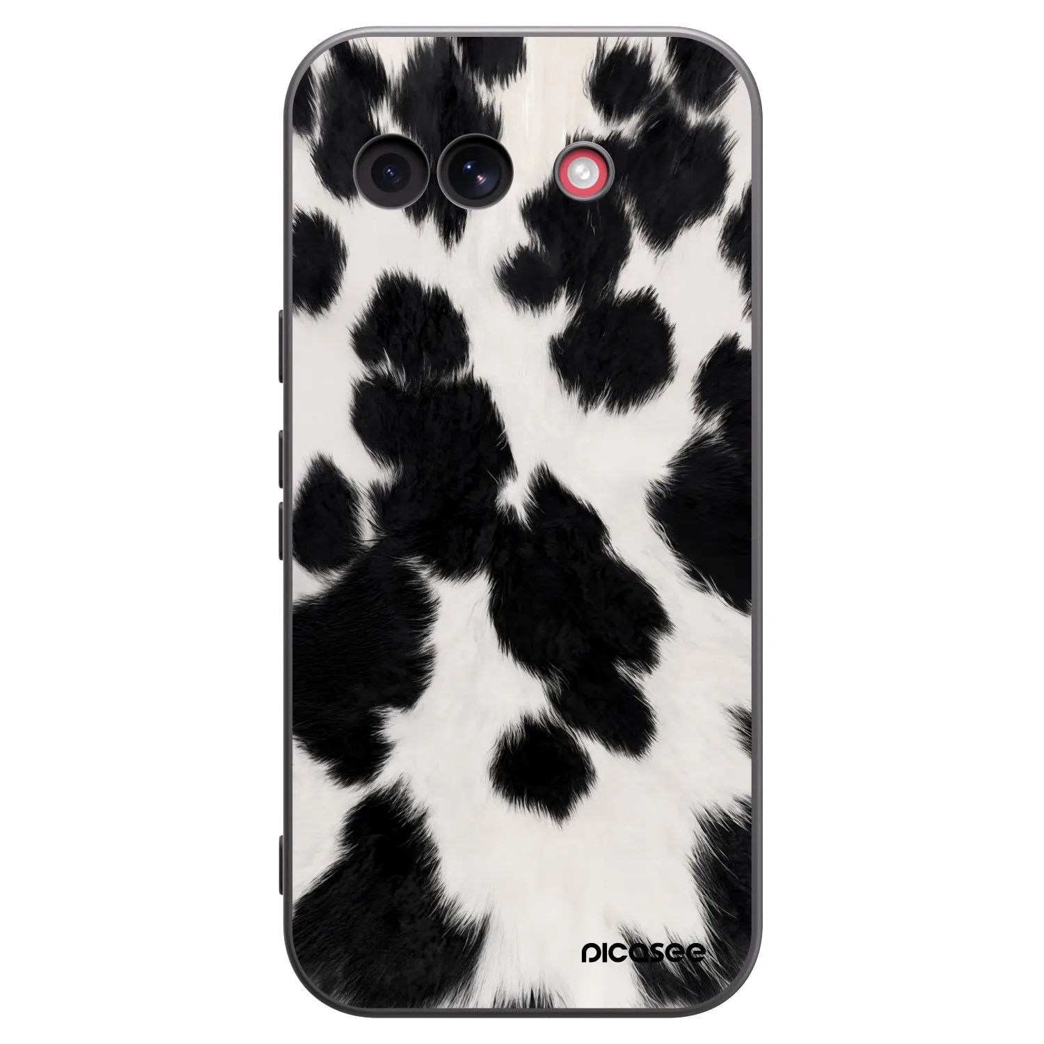 Picasee silikonowe czarne etui na Google Pixel 10a - Black Moo