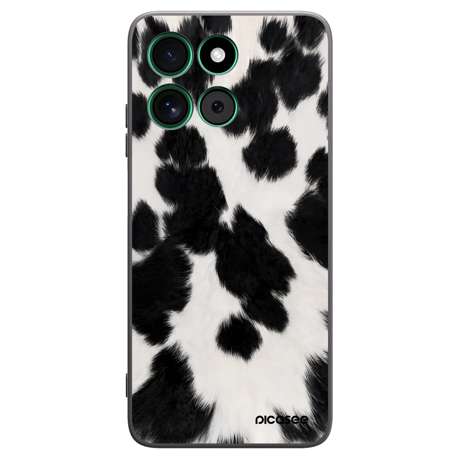 Picasee silikonowe czarne etui na Motorola Moto G57 Power - Black Moo