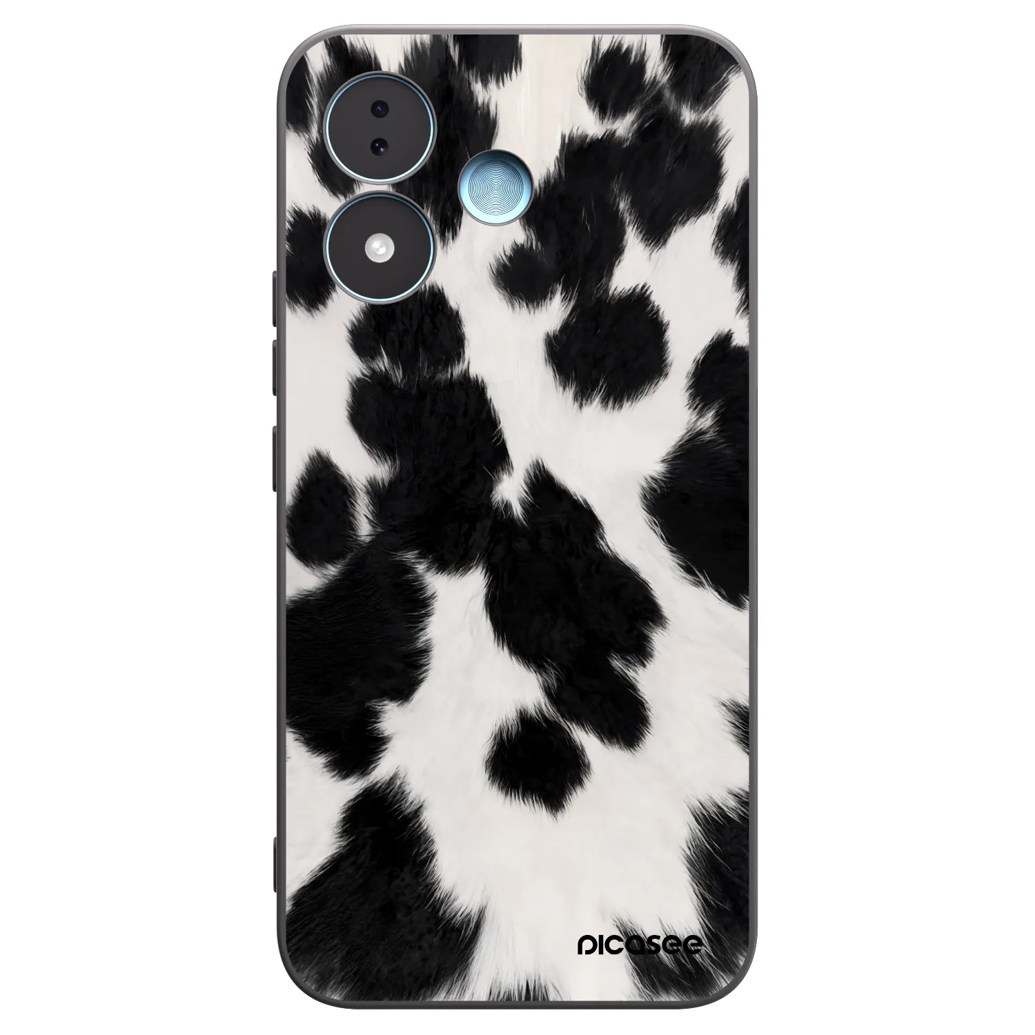 Picasee silikonowe czarne etui na Xiaomi Redmi Note 17 5G - Black Moo