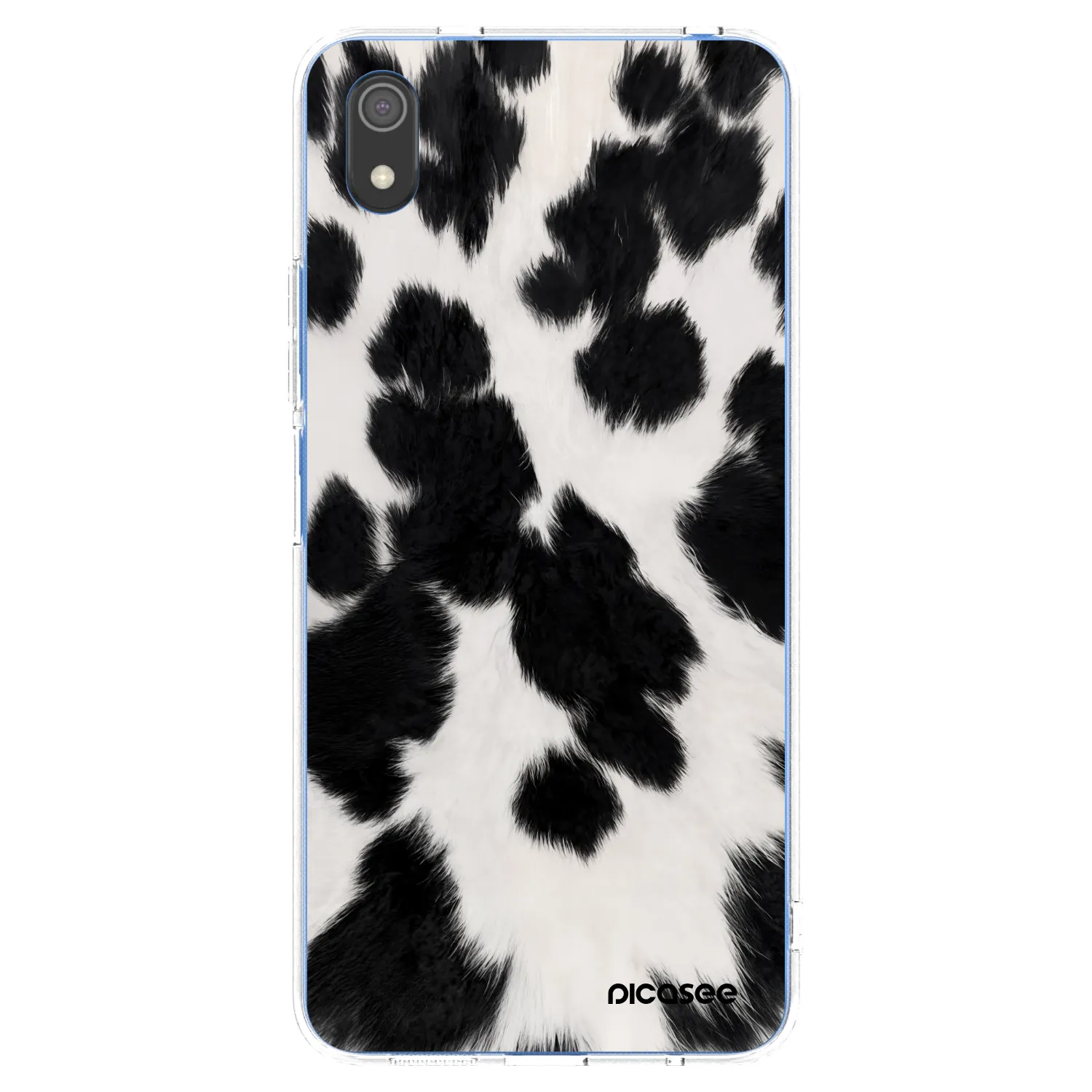 Picasee silikonowe przeźroczyste etui na Xiaomi Redmi 7A - Black Moo