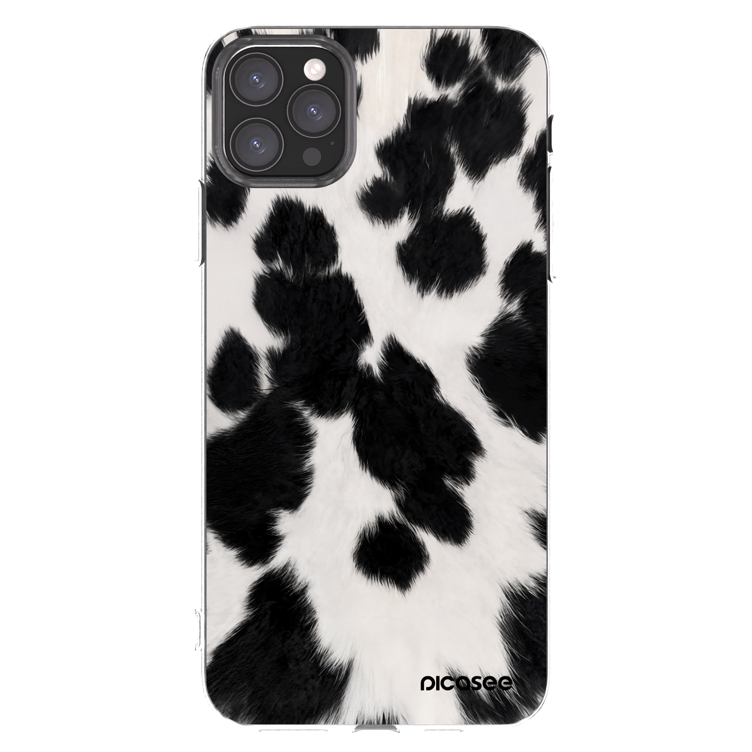 Picasee silikonowe przeźroczyste etui na Apple iPhone 11 Pro Max - Black Moo