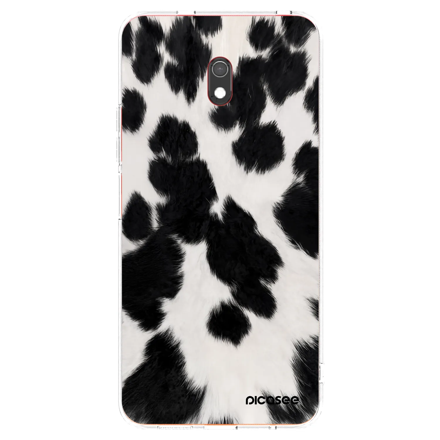 Picasee silikonowe przeźroczyste etui na Xiaomi Redmi 8A - Black Moo