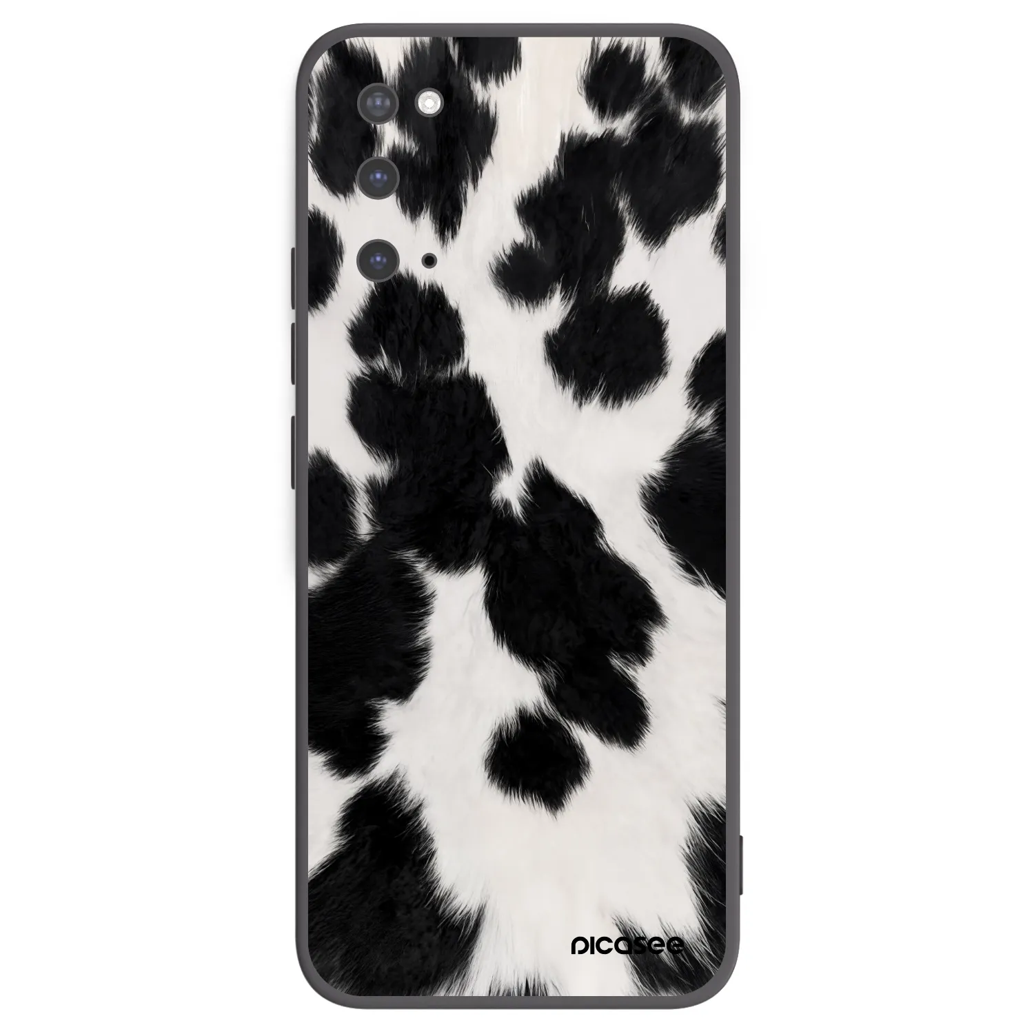 Picasee silikonowe czarne etui na Samsung Galaxy S20 G980F - Black Moo