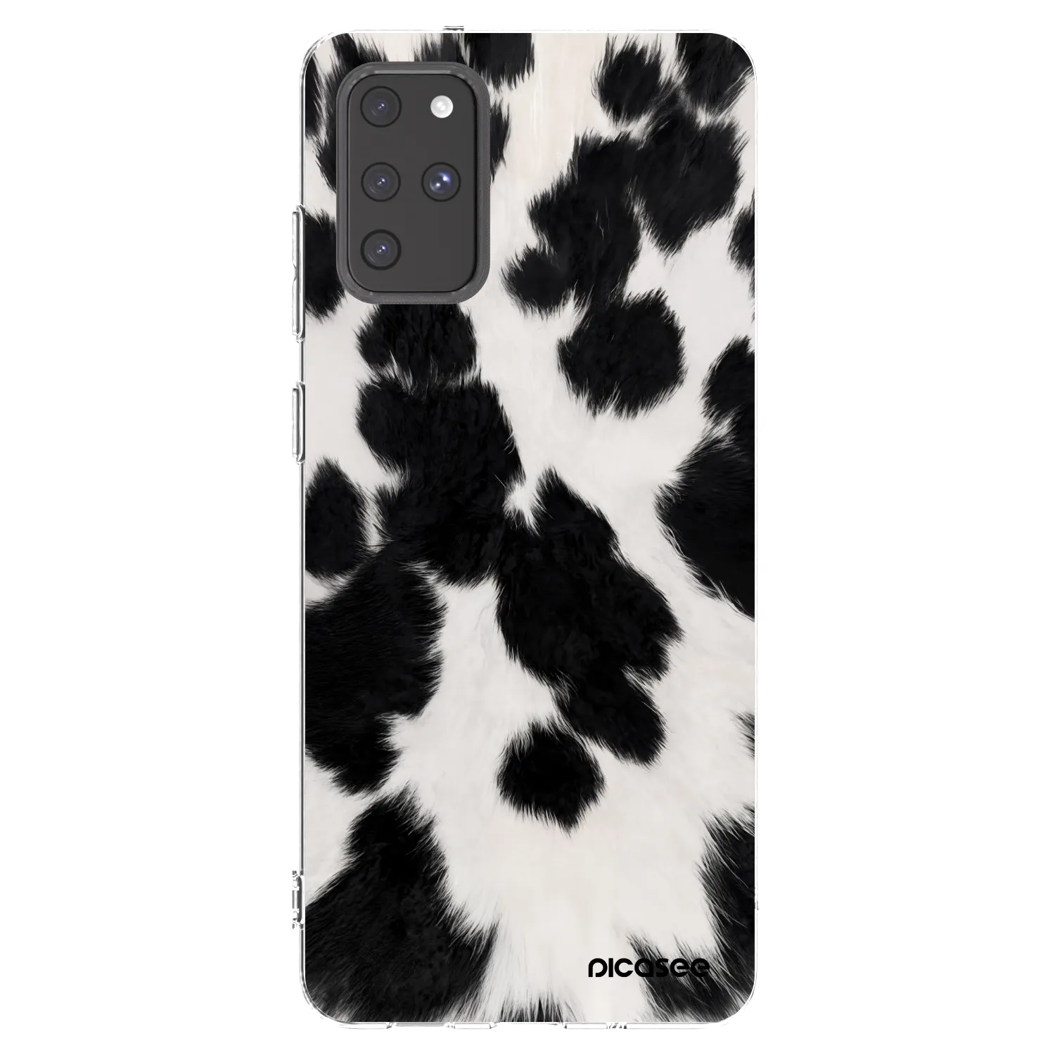 Picasee silikonowe przeźroczyste etui na Samsung Galaxy S20+ G985F - Black Moo