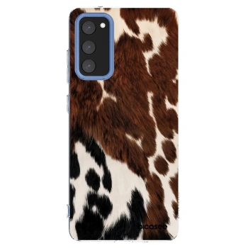 Picasee silikonowe przeźroczyste etui na Samsung Galaxy S20 FE - Rust
