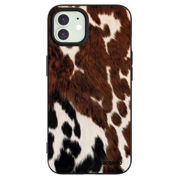 Picasee silikonowe czarne etui na Apple iPhone 12 Pro - Rust