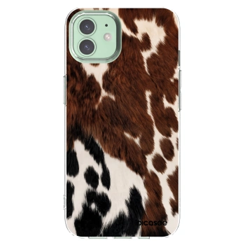 Picasee silikonowe przeźroczyste etui na Apple iPhone 12 Pro - Rust