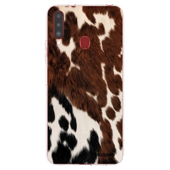 Picasee silikonowe przeźroczyste etui na Samsung Galaxy A20s - Rust
