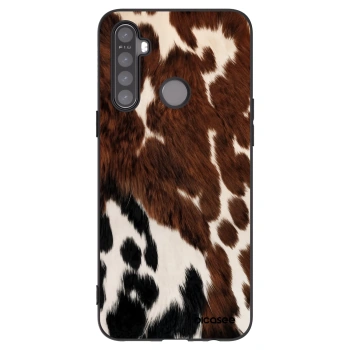 Picasee silikonowe czarne etui na Realme 5 - Rust