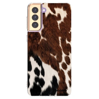 Picasee silikonowe przeźroczyste etui na Samsung Galaxy S21+ 5G G996F - Rust